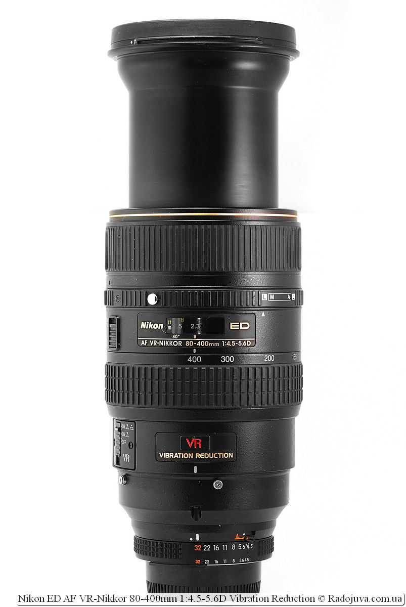 Nikon AF Ai 80-400mm F4.5-5.6 ED D VR-