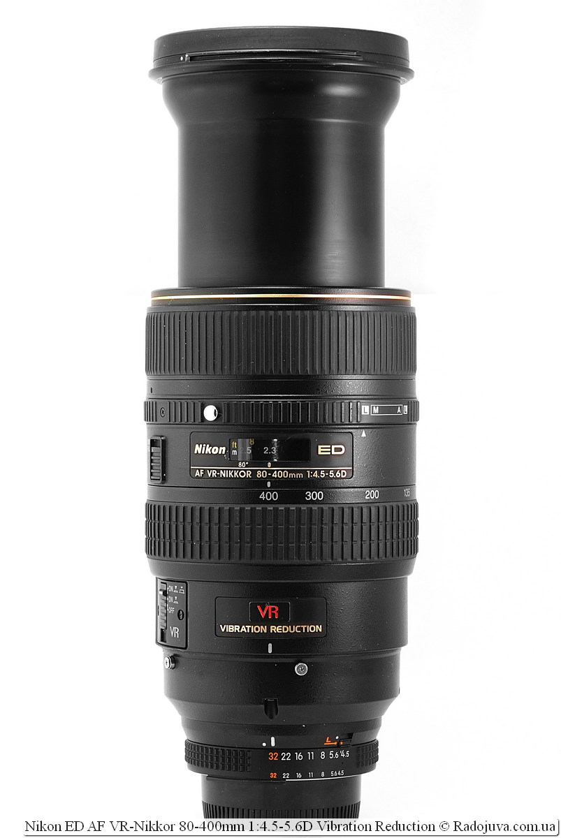 ニコン AF 80-400mm ED VR f4.5-5.6D - レンズ(ズーム)