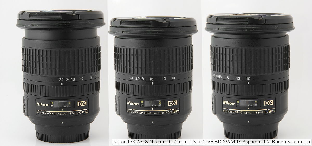 Nikon AF-S 10-24 mm f / 3.5-4.5G DX