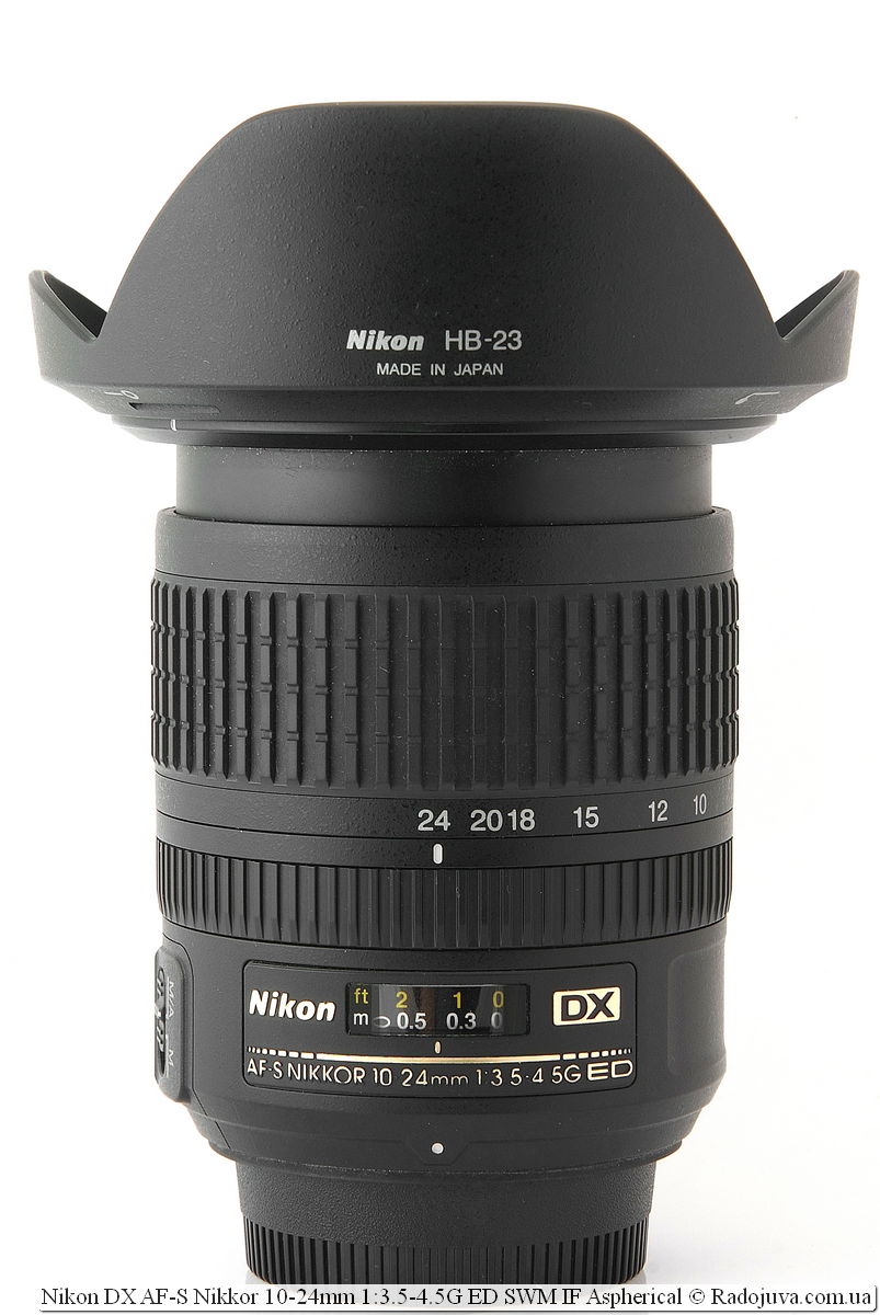 Nikon AF-S 10-24 mm f / 3.5-4.5G DX