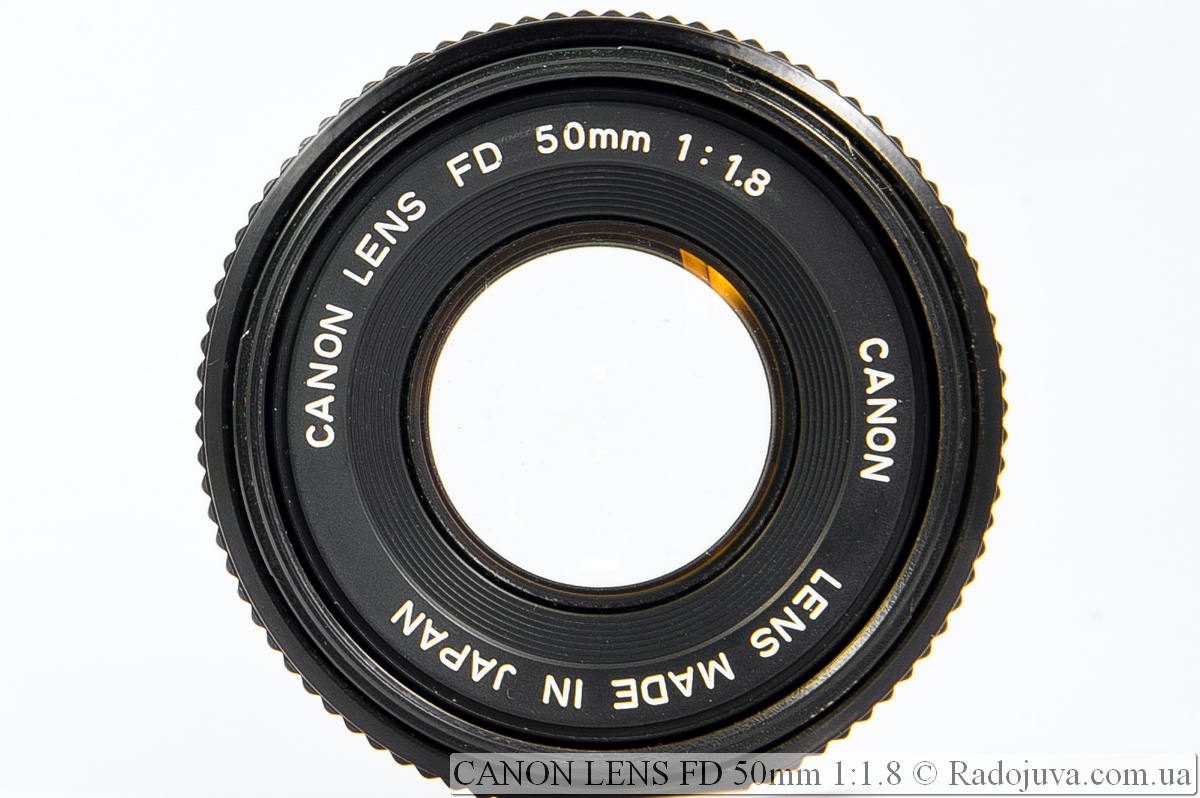 Lente Canon FD 50mm 1:1.8