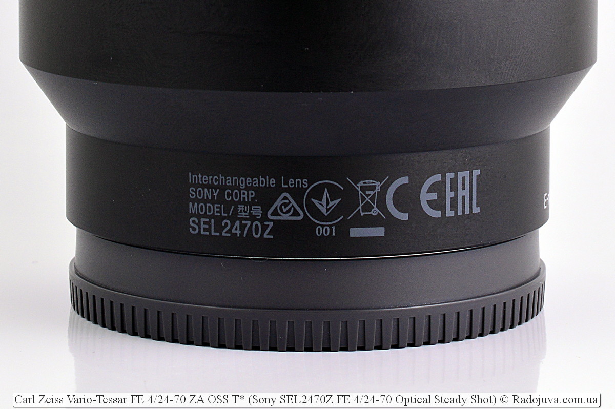 Review of Sony Vario-Tessar T * FE 24-70mm f / 4 ZA OSS (Sony