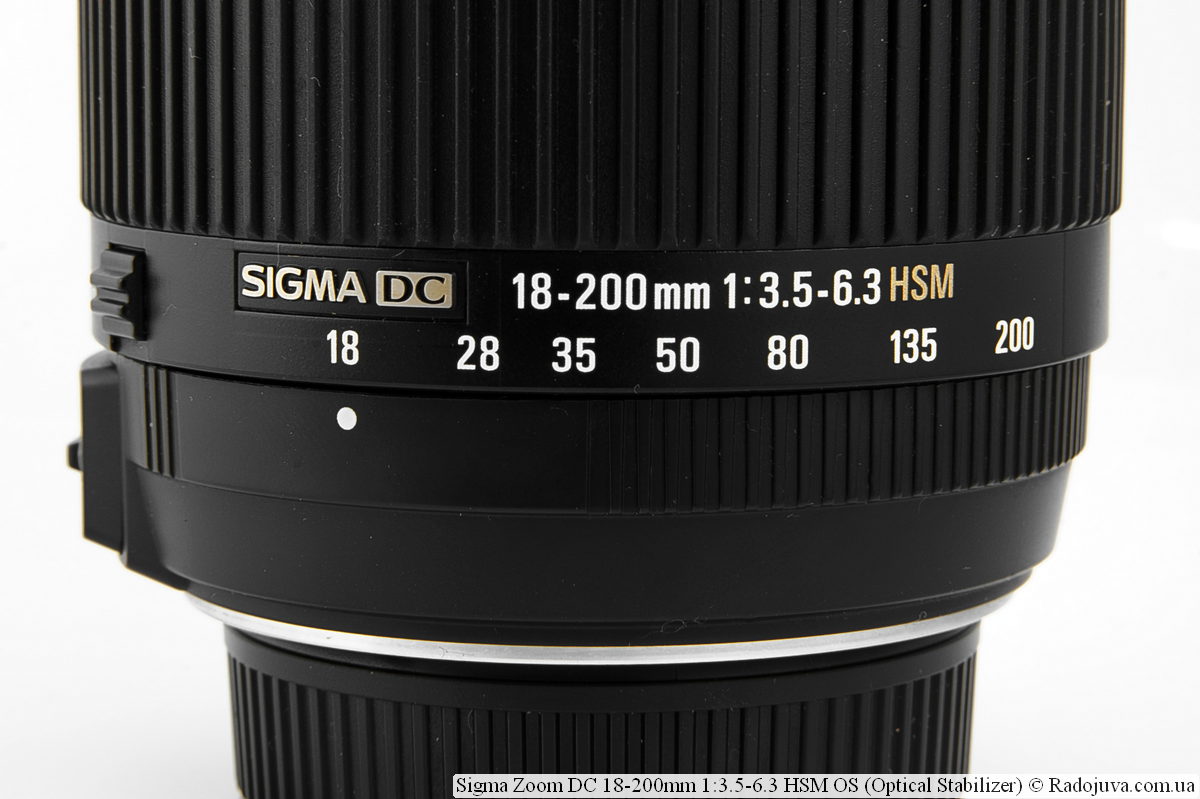Sigma 18-200 mm f / 3.5-6.3