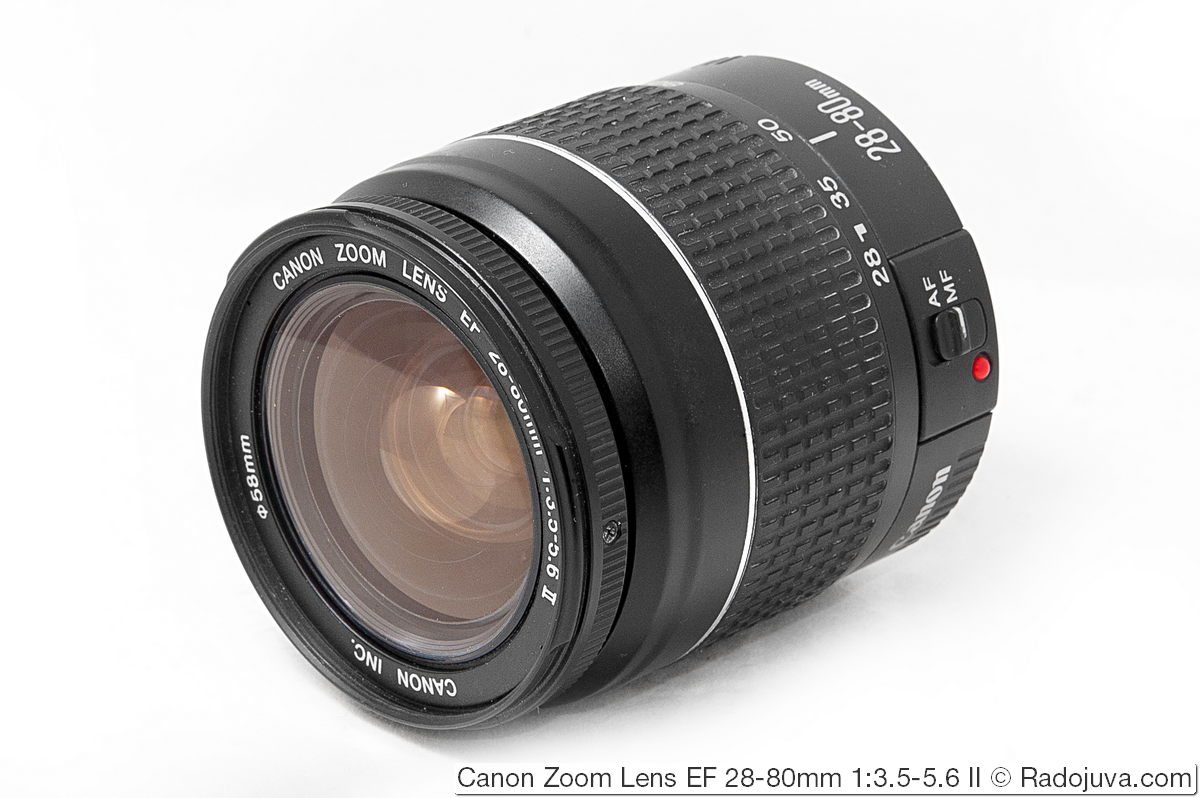 Pare-soleil Tulipe Compatible Canon EF 28-80mm F/3.5-5.6 II - Diamètre 58 Mm, Longueur 8,4 Cm - Noir, Plastique