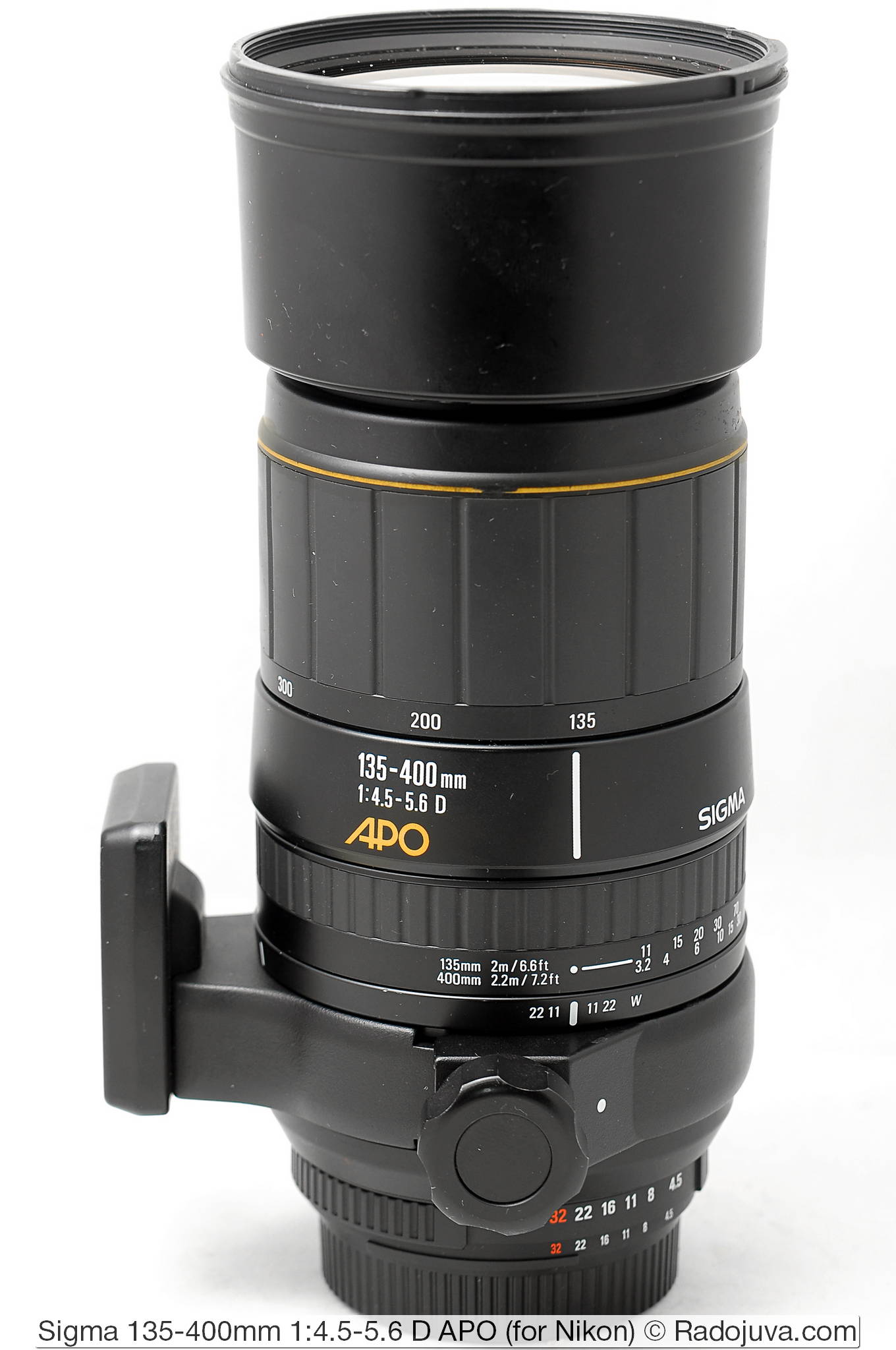Lens Hood Universal 77mm black for Sigma 135-400 mm 4.5-5.6 DG APO RF 