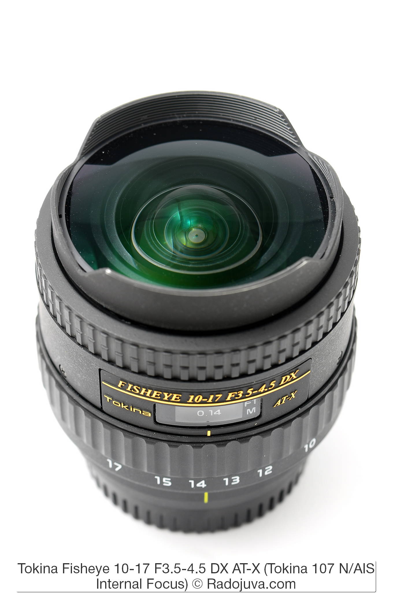 Tokina 107 Fisheye 10-17mm F3.5-4.5 DX AT-X Internal Focus