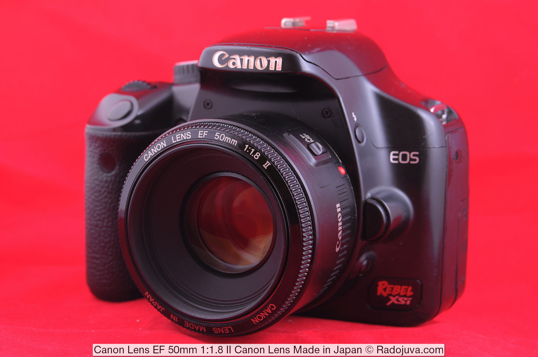 Canon Lens EF 50mm 1:1.8 II, версія 'Canon Lens Made in Japan'