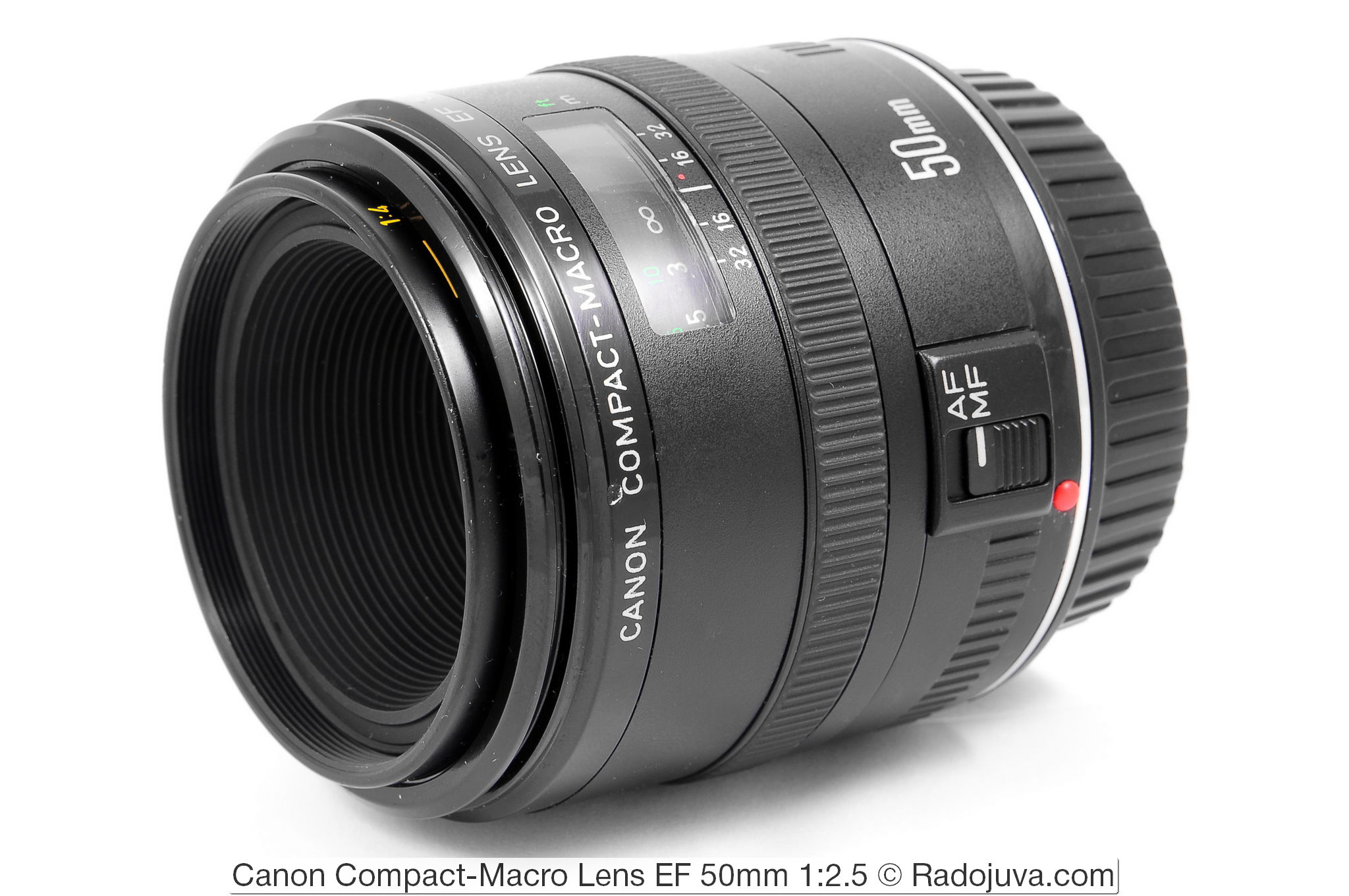 ☆CANON キャノン EF 50mm f2.5 コンパクトマクロ 単焦点レンズ-
