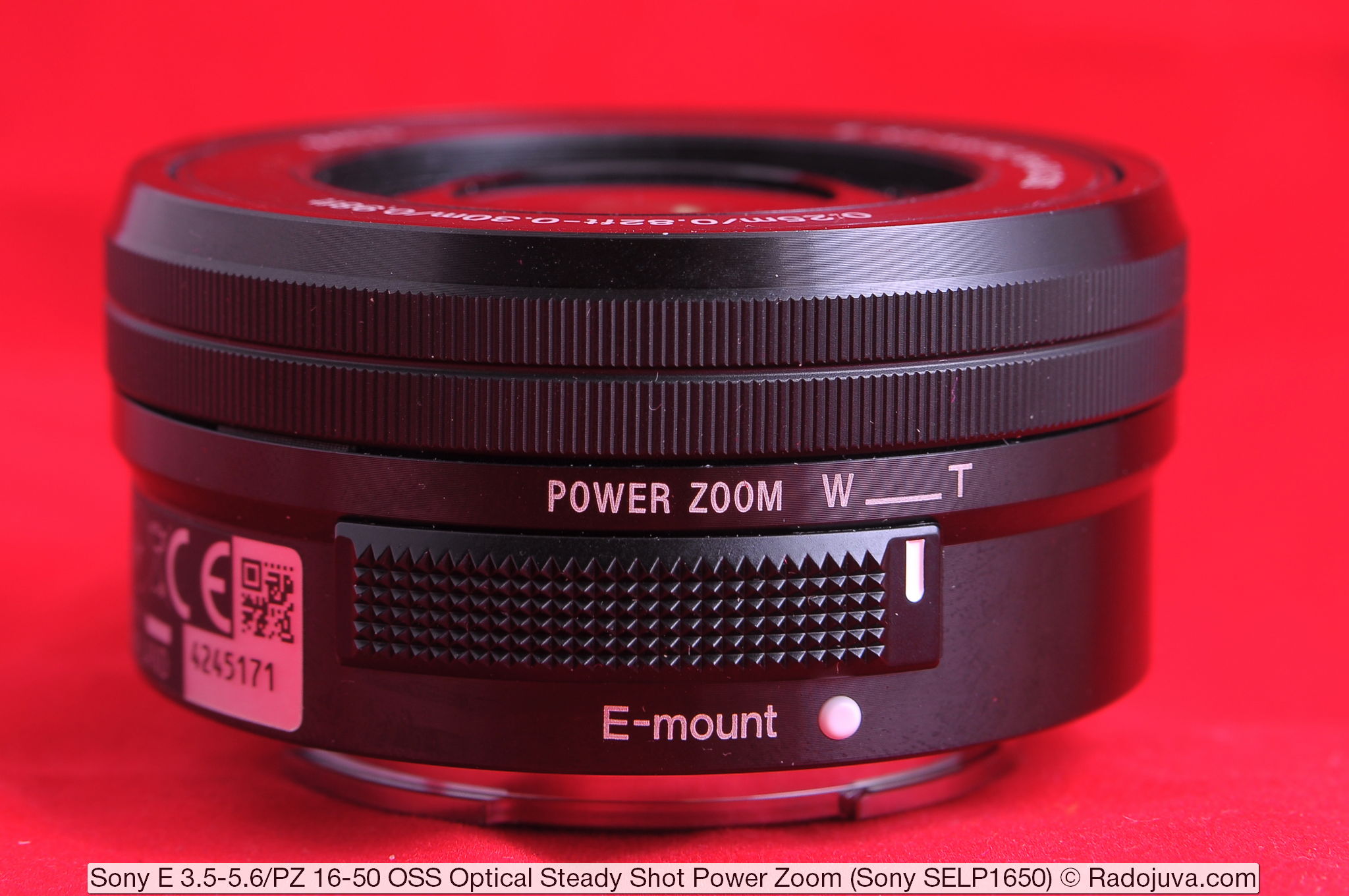 Sony E 3.5-5.6/PZ 16-50 OSS Steady Shot óptico Power Zoom (Sony SELP1650)