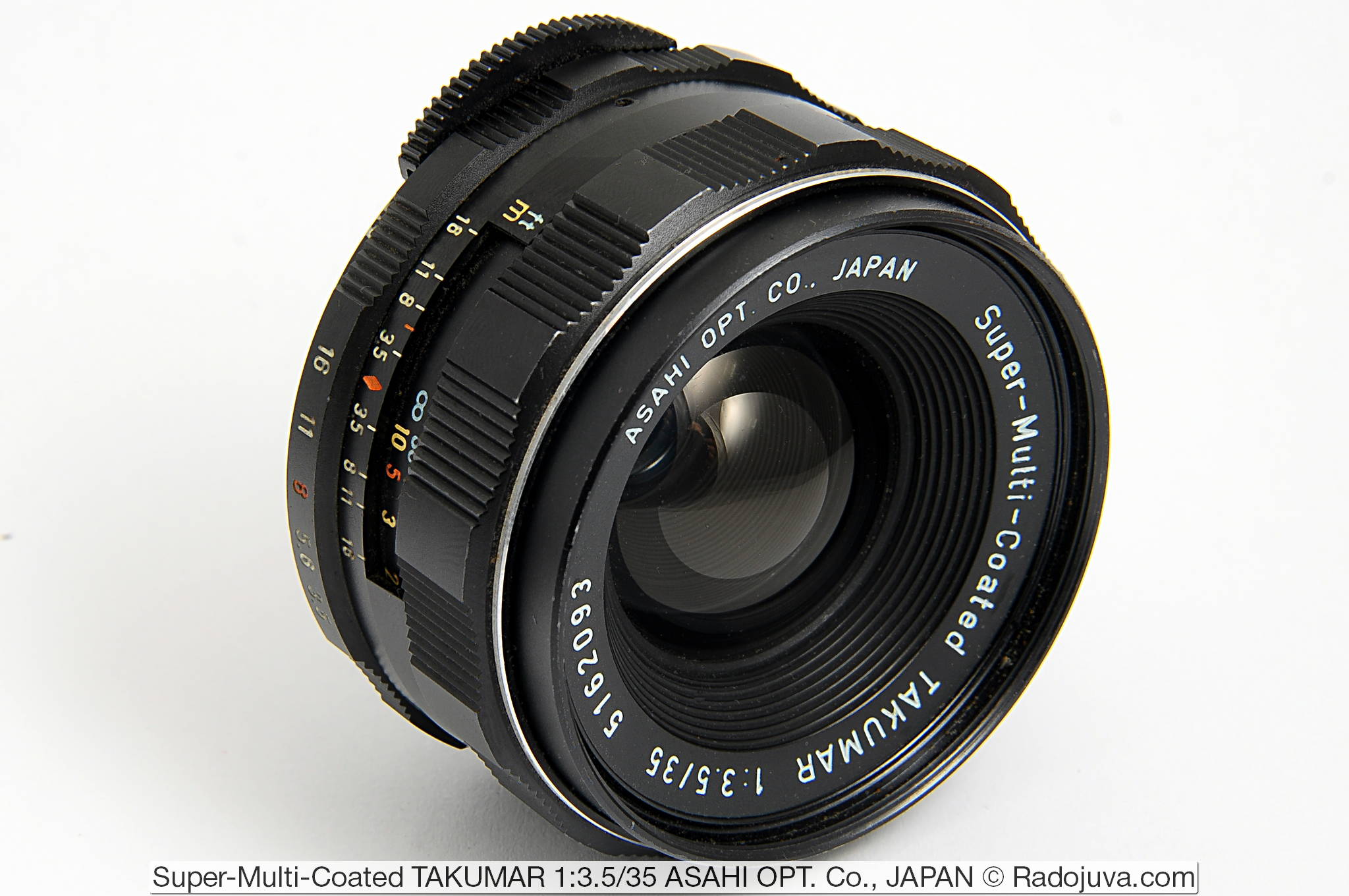 Review of Super-Multi-Coated TAKUMAR 1: 3.5 / 35 ASAHI OPT. Co