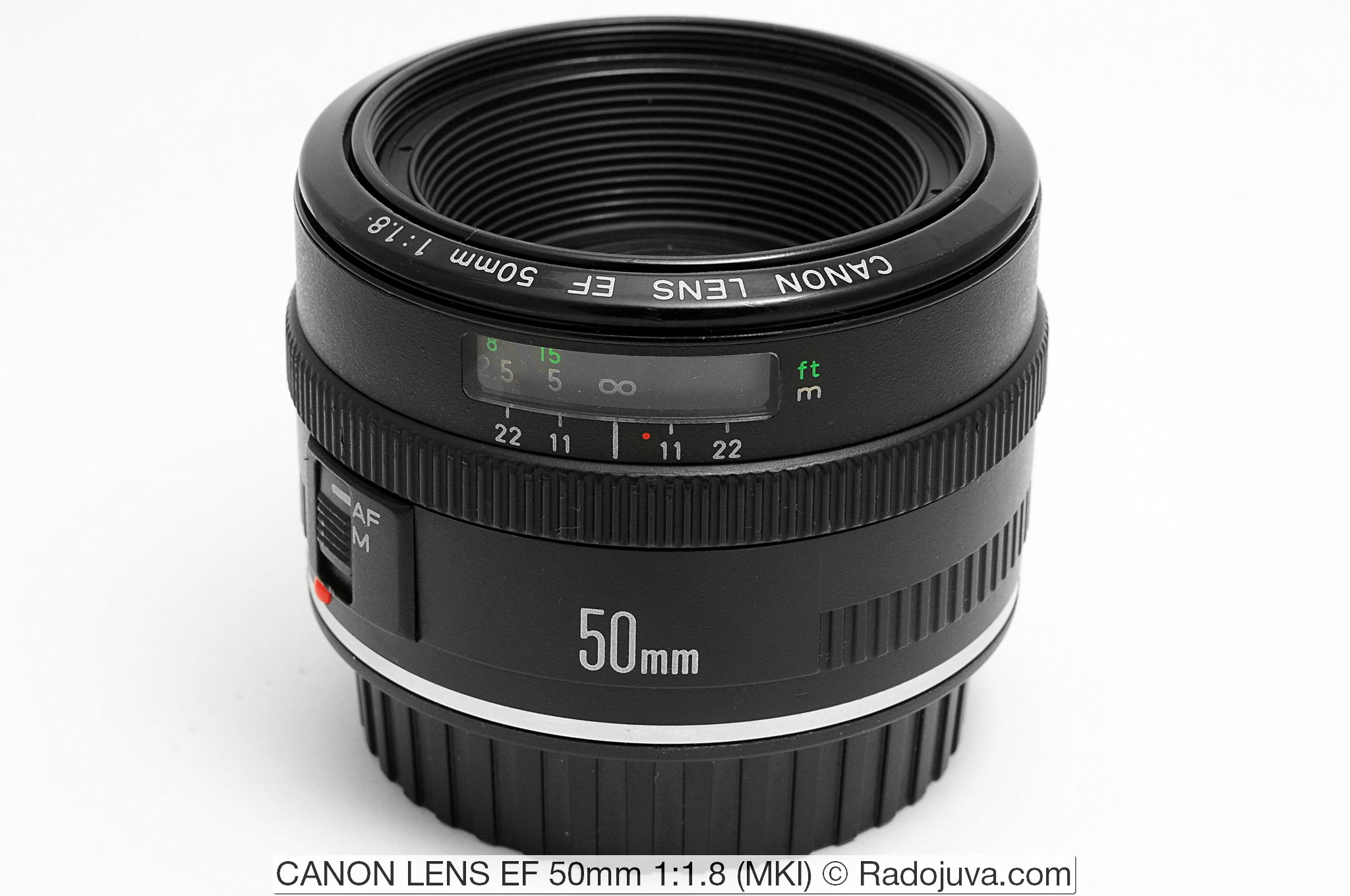 CANON LENS EF 50mm 1:1.8 (MKI)