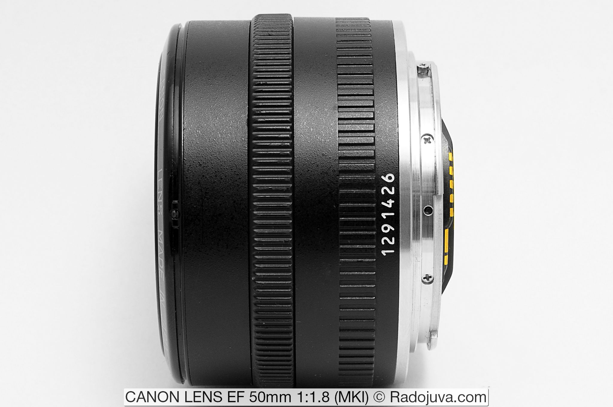 CANON LENS EF 50mm 1: 1.8 (MKI)