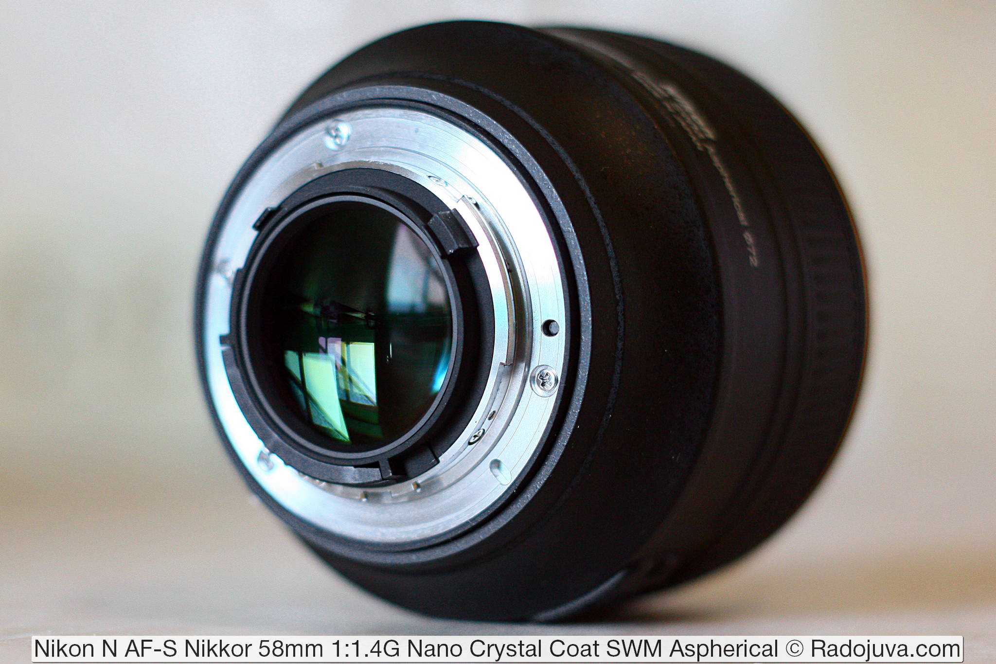Nikon N AF-S Nikkor 58 mm 1: 1.4G Nano Crystal Coat SWM asferisch