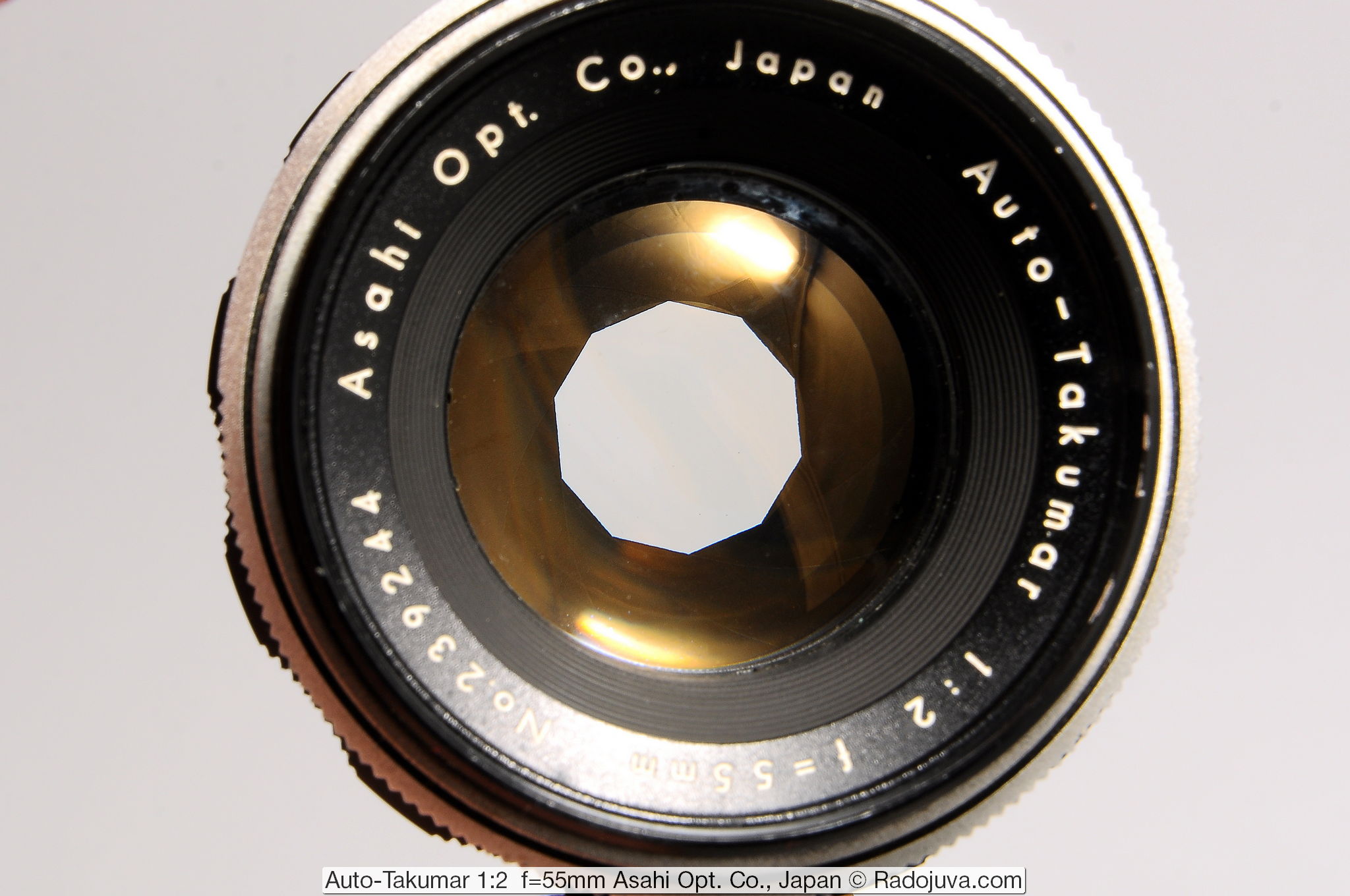 Auto-Takumar 1:2 f=55mm Asahi Opt. Co., Japan