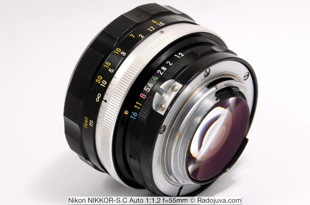 Review of Nikon NIKKOR-SC Auto 1: 1.2 f = 55mm | Happy