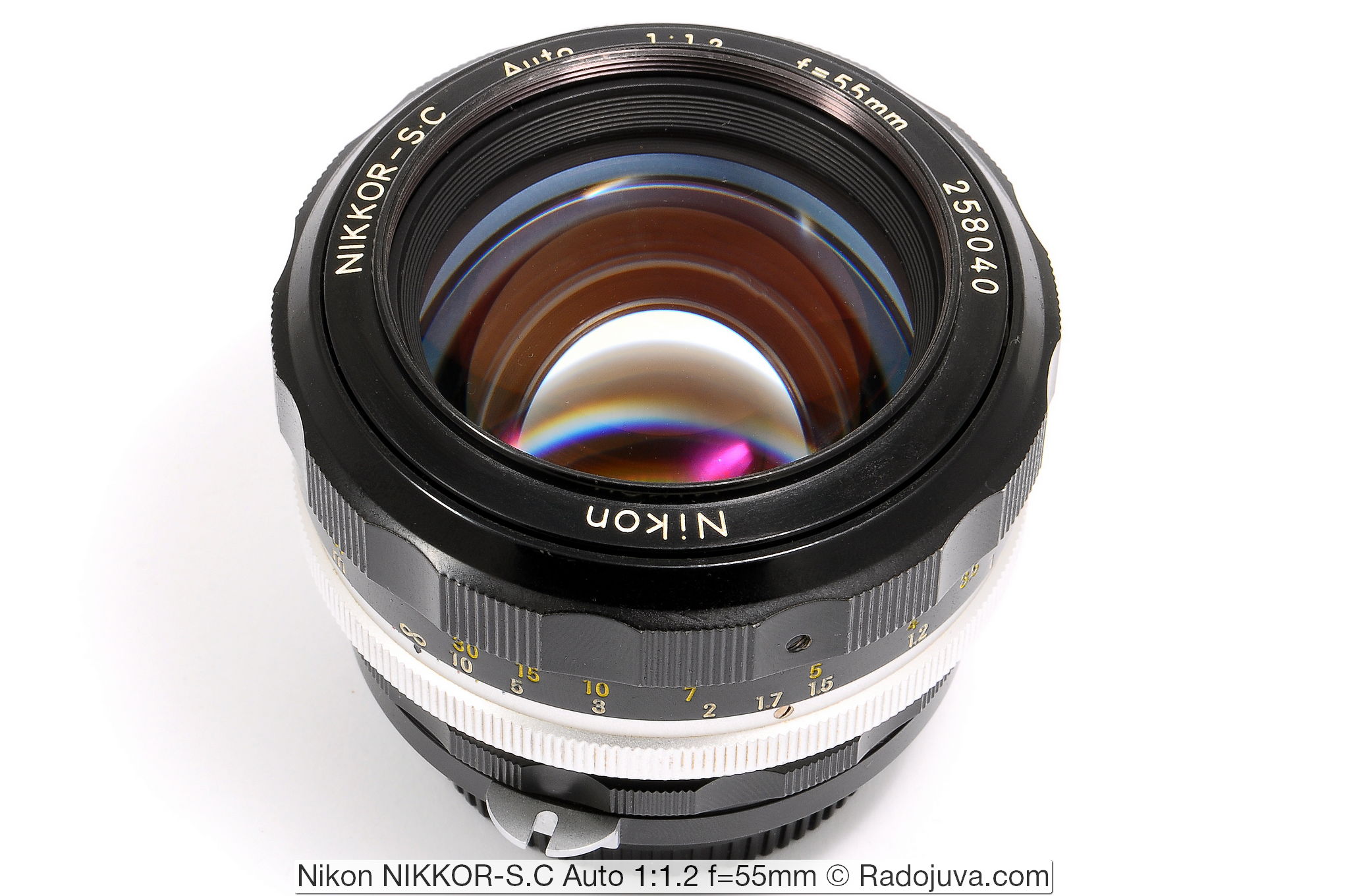 Nikon F2 camera 55mm f/1.2 lens-