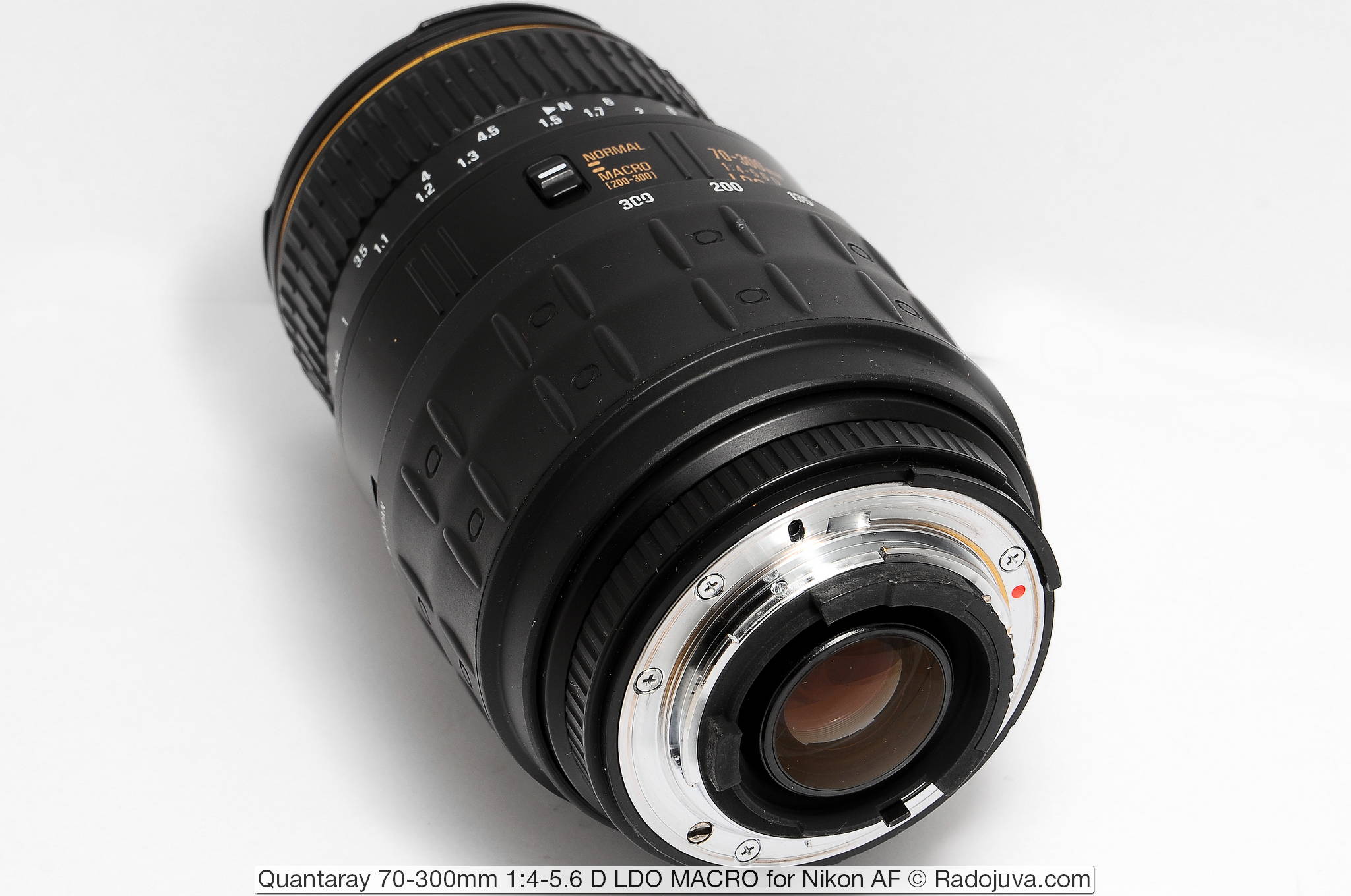 Quantaray 70-300mm 1:4-5.6 D LDO MACRO para Nikon AF, MACRO (200-300)