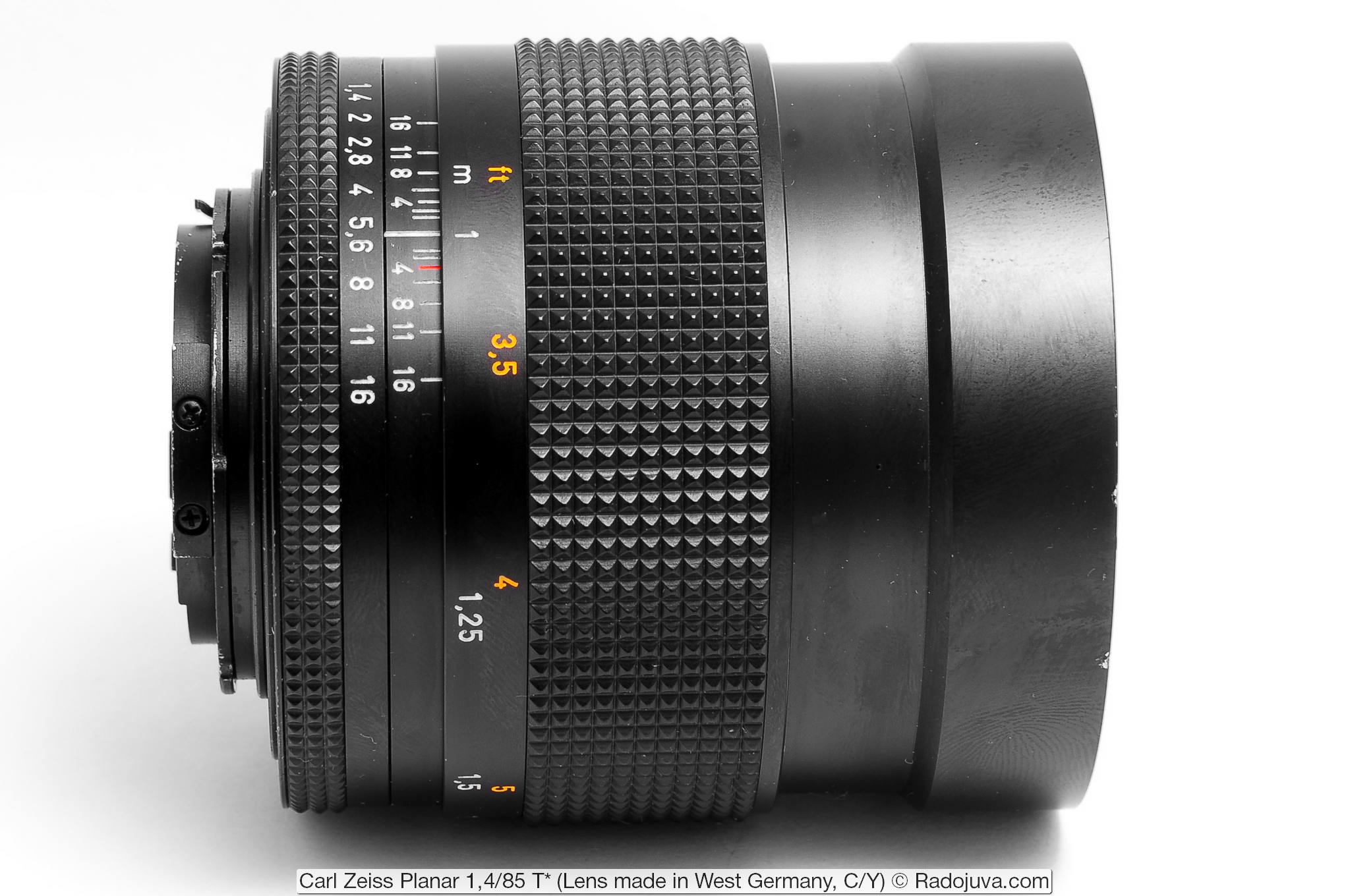 コンタックス プラナー８５ｍｍｆ１．４ ＡＥ made in west Germany-