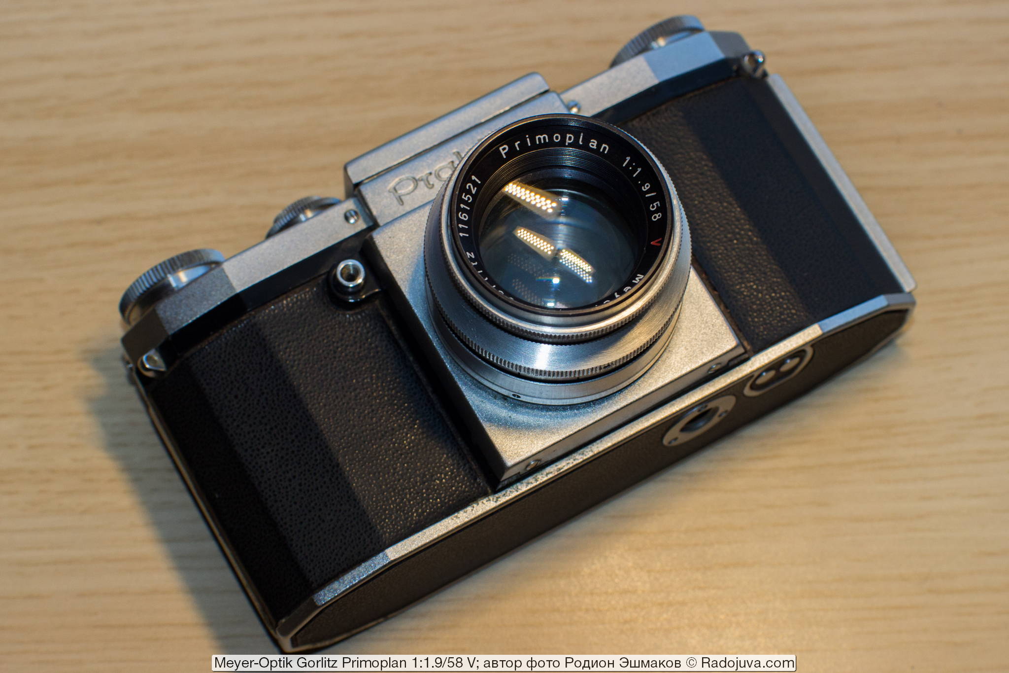 Praktica KW SLR camera with standard Primoplan 58 / 1.9