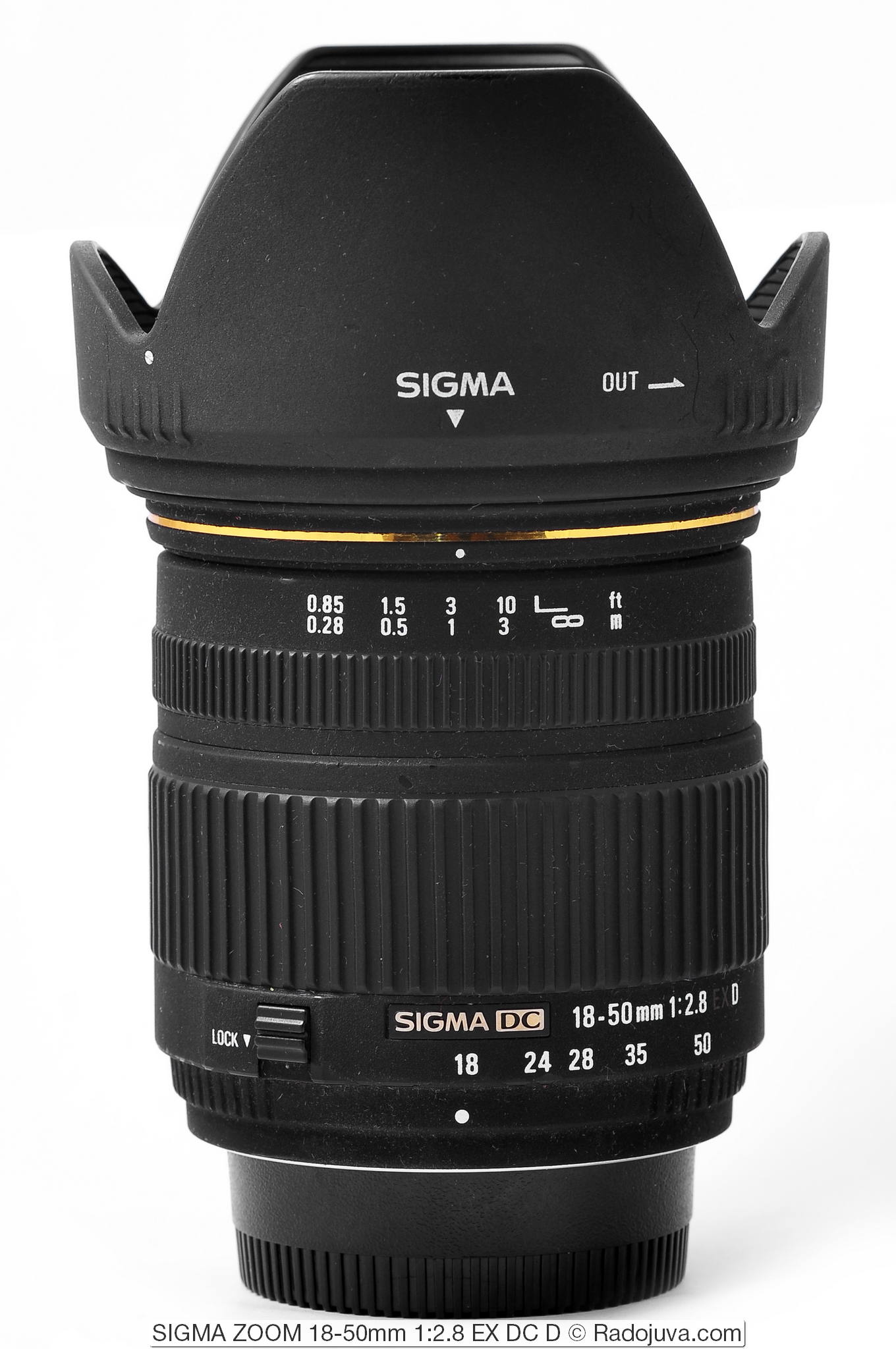 SIGMA ZOOM 18-50 mm 1:2.8 EX CC (D)