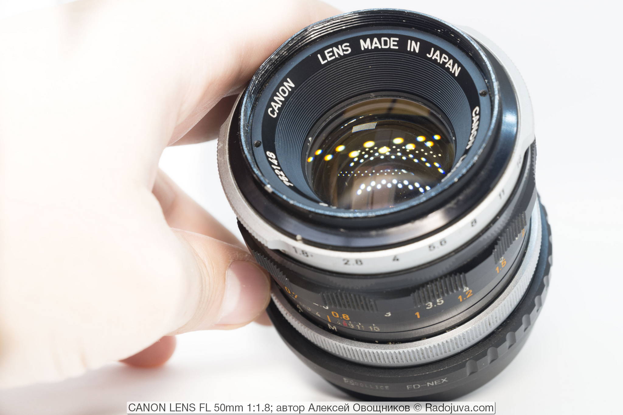 CANON LENS FL 50mm 1: 1.8 II. Review from the reader Radozhiva | Happy