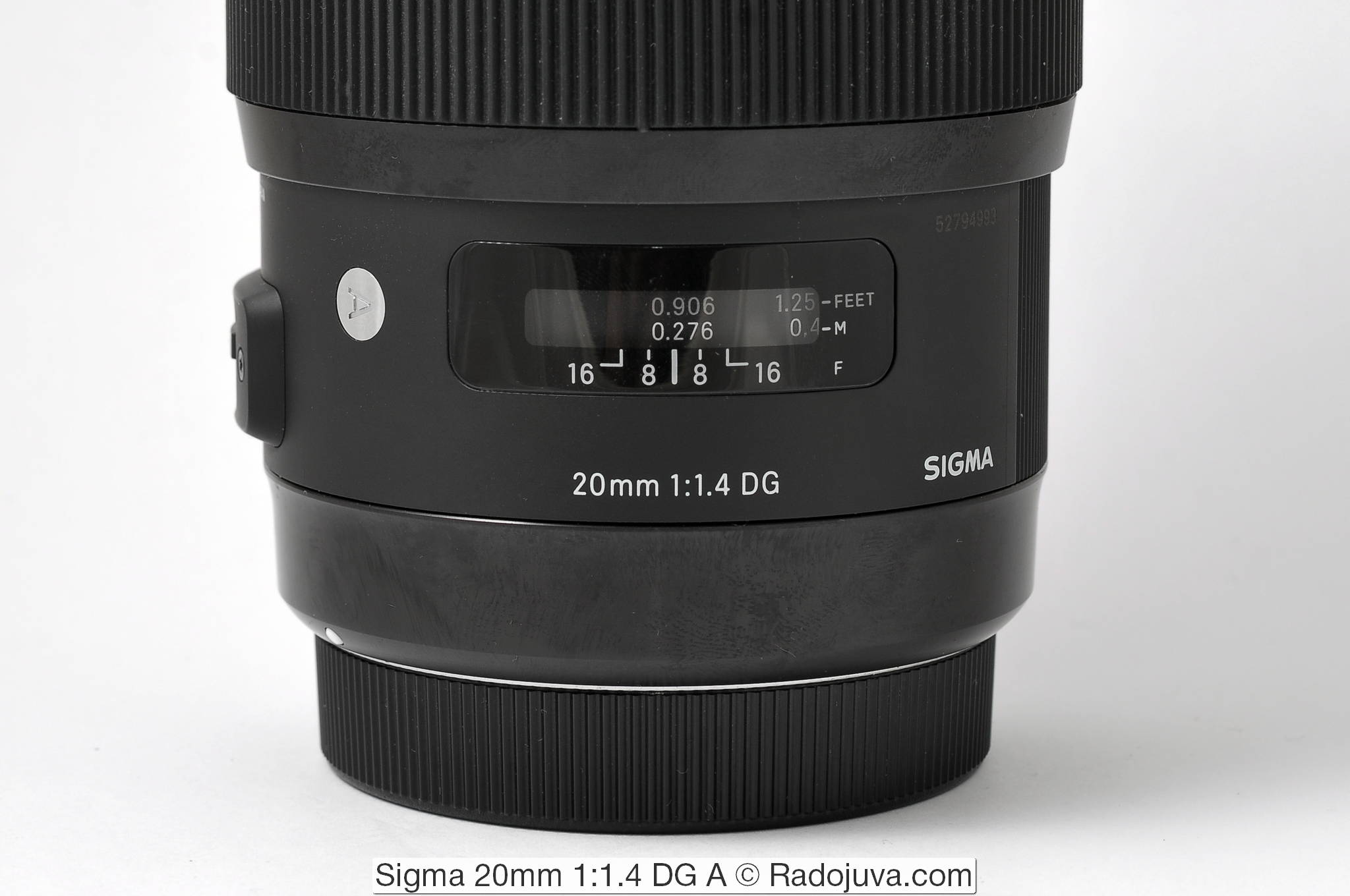 Sigma 20mm 1:1.4 DG Arte