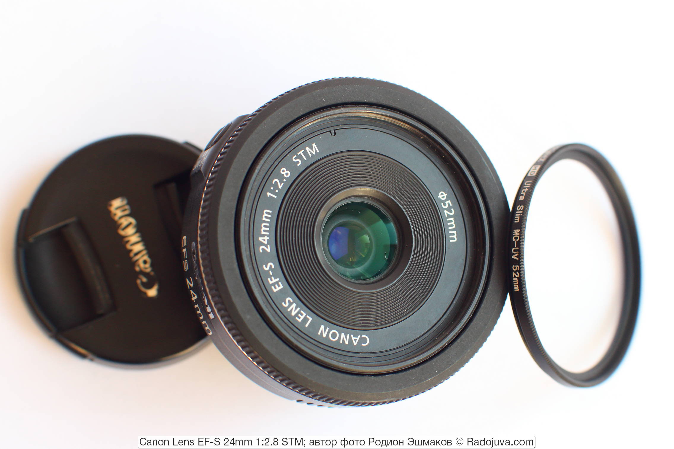 Demon By Vivitar 52mm Fisheye & Macro Lens Attachment For Canon EF-S 24mm F/2.8 STM – 0.43x Wide + 10x Macro
