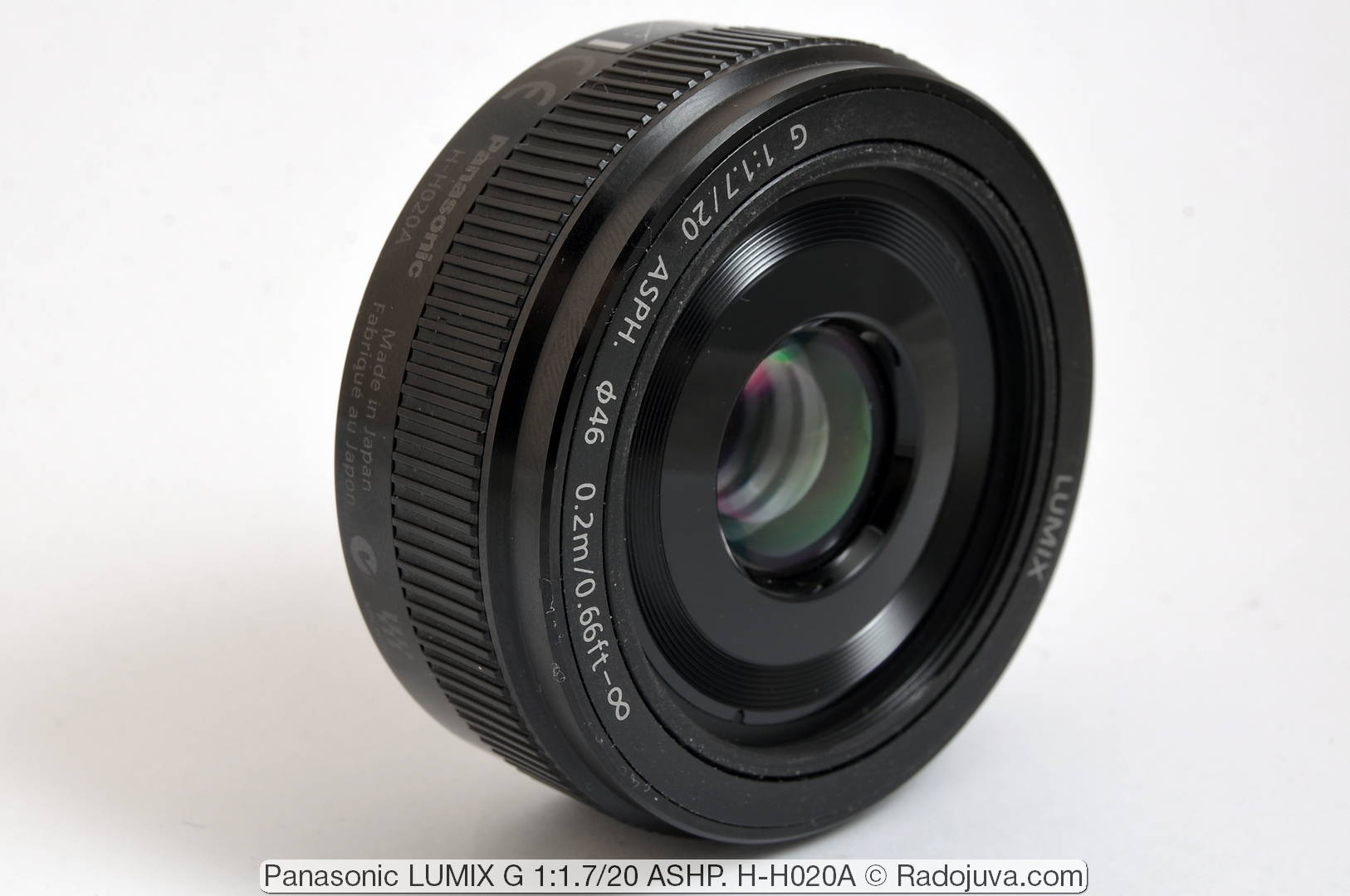 Review of Panasonic LUMIX G 1: 1.7 / 20 ASHP. (second version, H