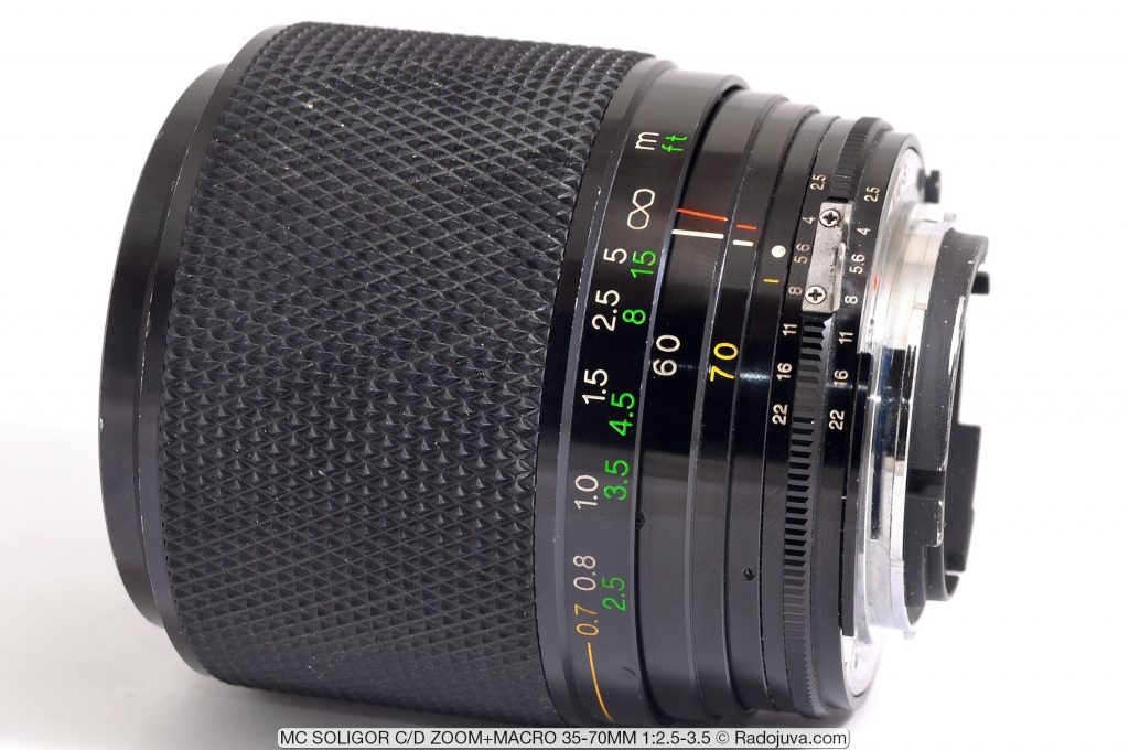Objectif Soligor Zoom 35-70mm F/3.5-4.5 - Monture Pentax K - Manuel Focus - Occasion