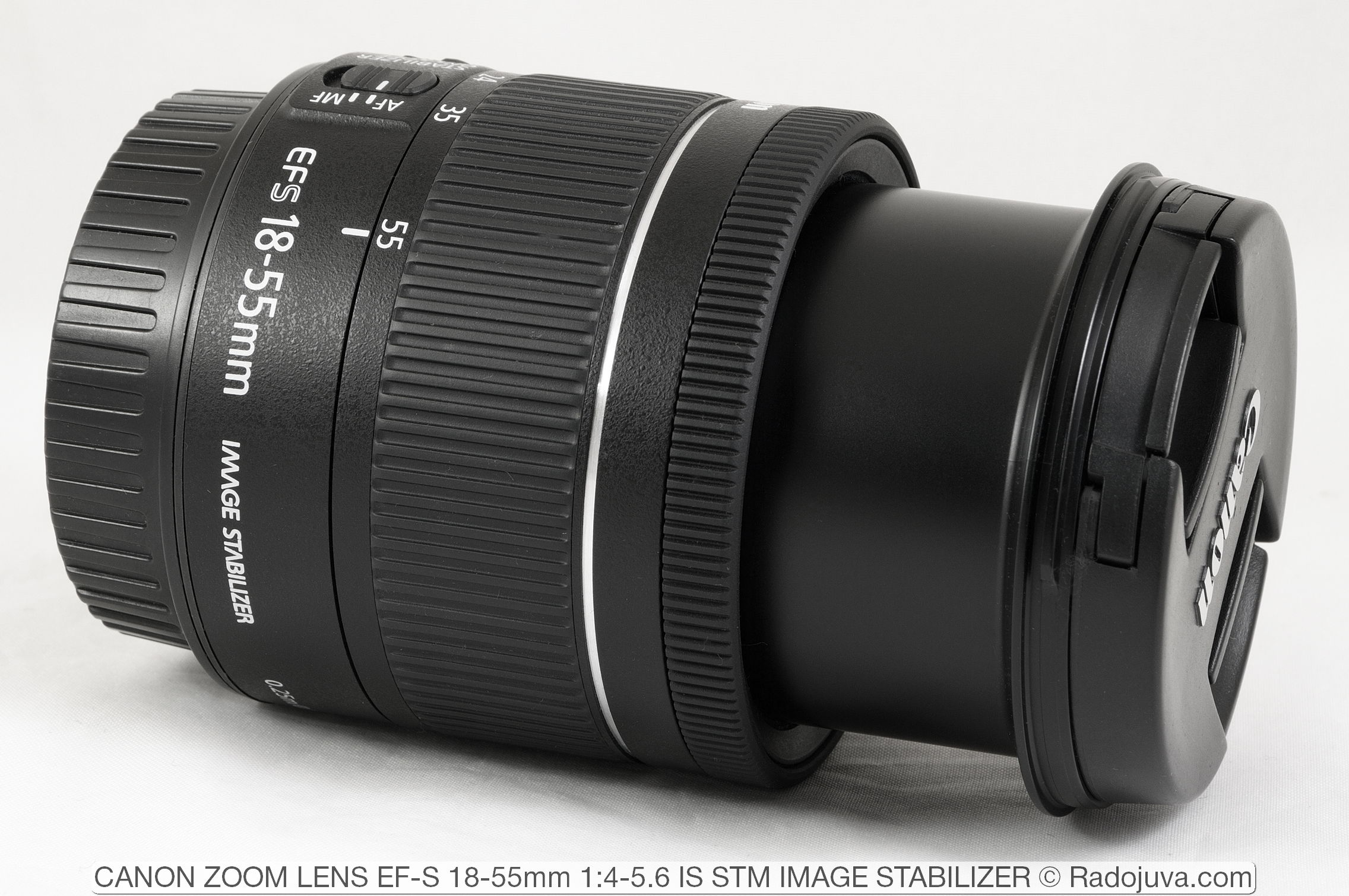 Canon Zoom Lens EF-S 18-55mm 1:4-5.6 IS Estabilizador de imagen STM
