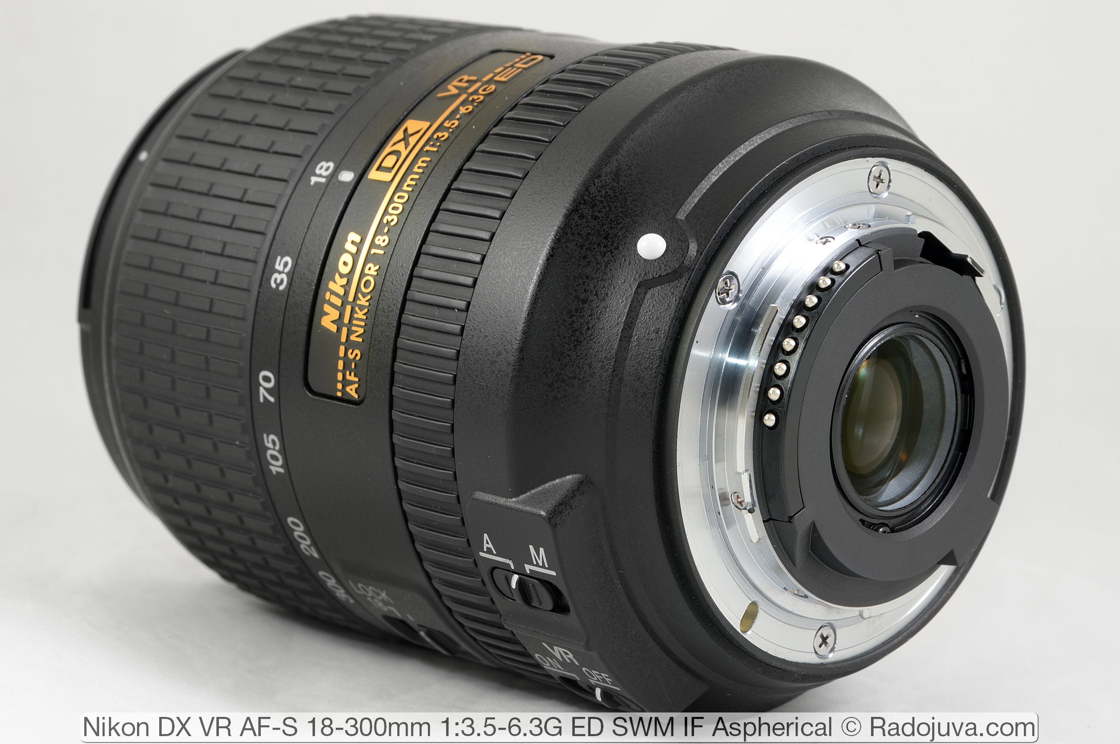 Nikon DX VR AF-S 18-300 mm 1: 3.5-6.3G ED SWM IF Asférica