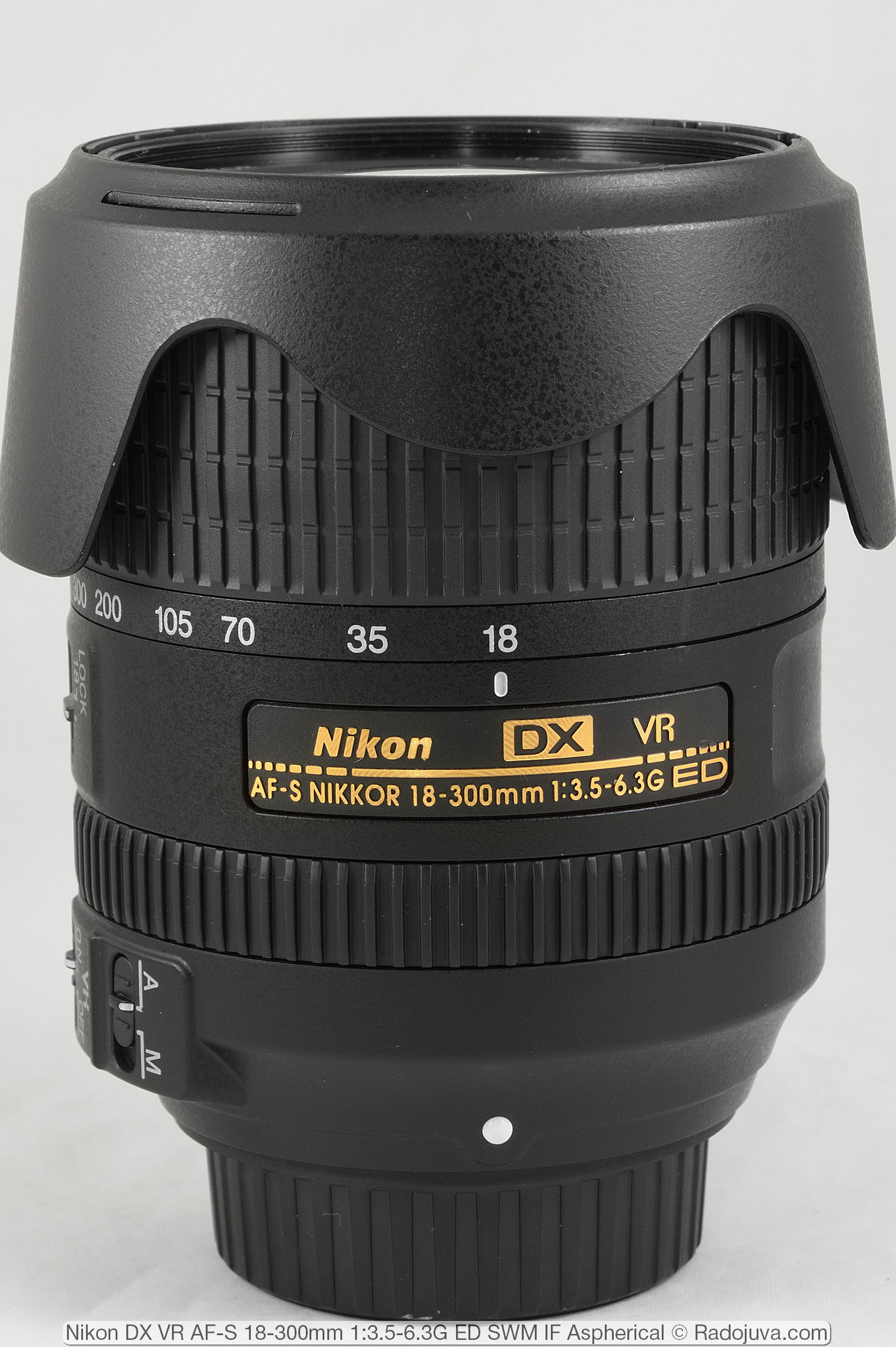 Nikon DX VR AF-S 18-300mm 1: 3.5-6.3G ED SWM IF Asferisch