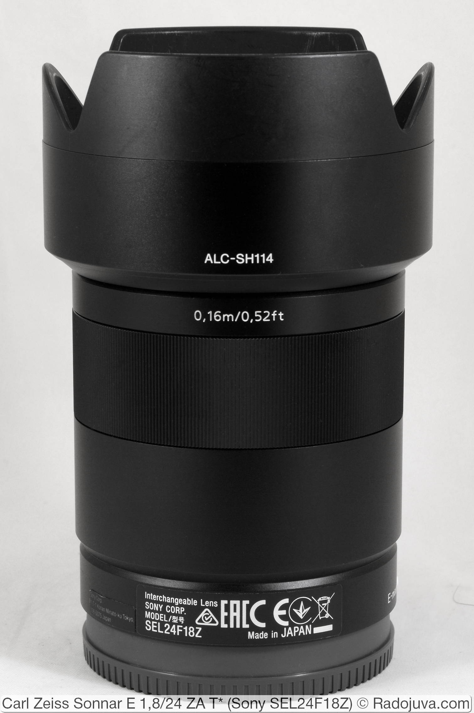 カメラ レンズ(単焦点) Review Carl Zeiss Sonnar E 1,8 / 24 ZA T * (Sony SEL24F18Z) | Happy