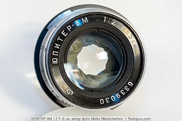 JUPITER-8M 1: 2 F = 5 cm (Arsenal, Contacts-Kiev). Review from the