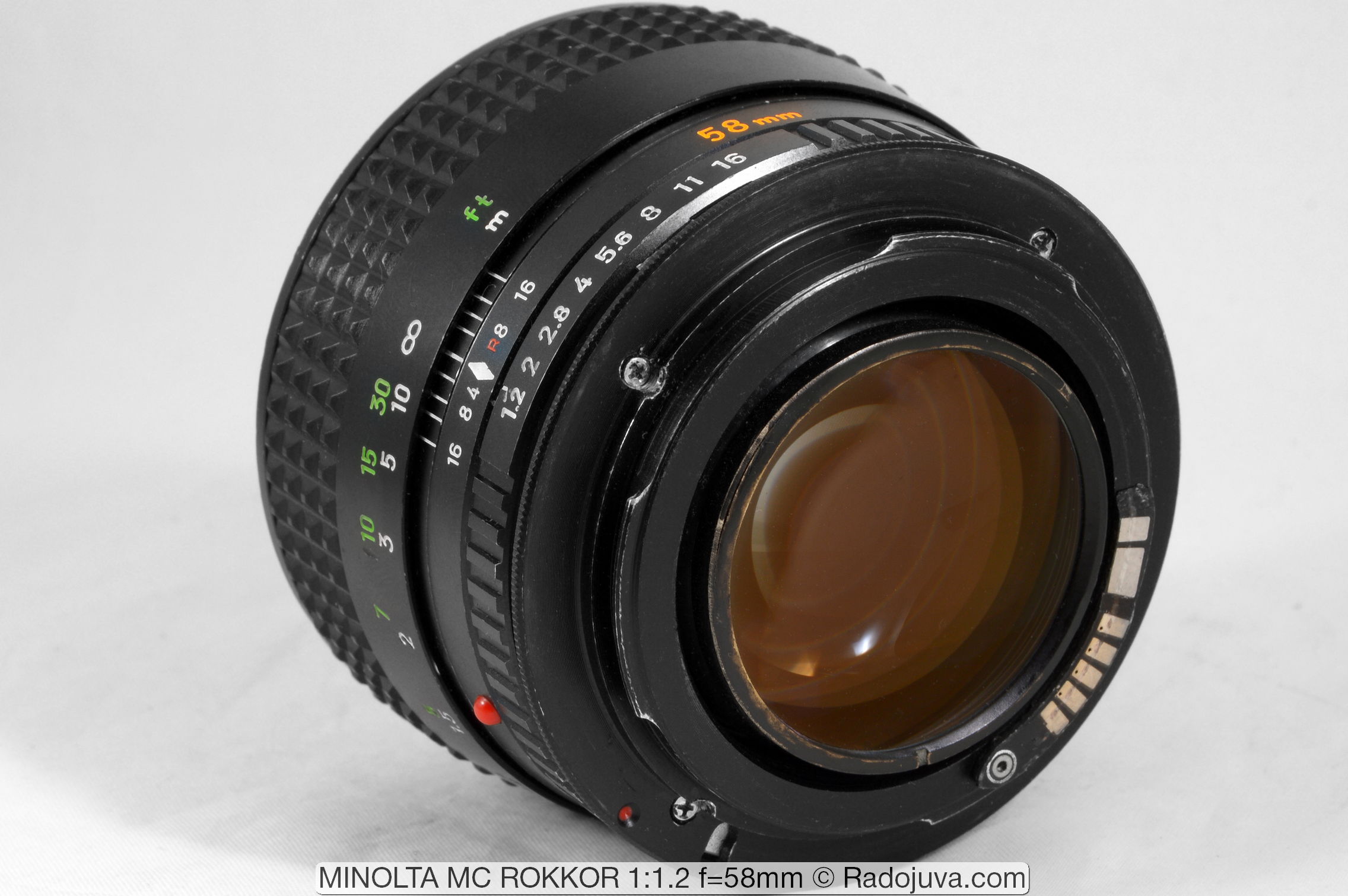 鷹の目ロッコール】MINOLTA MC ROKKOR-PG 58mm F1.2 - カメラ