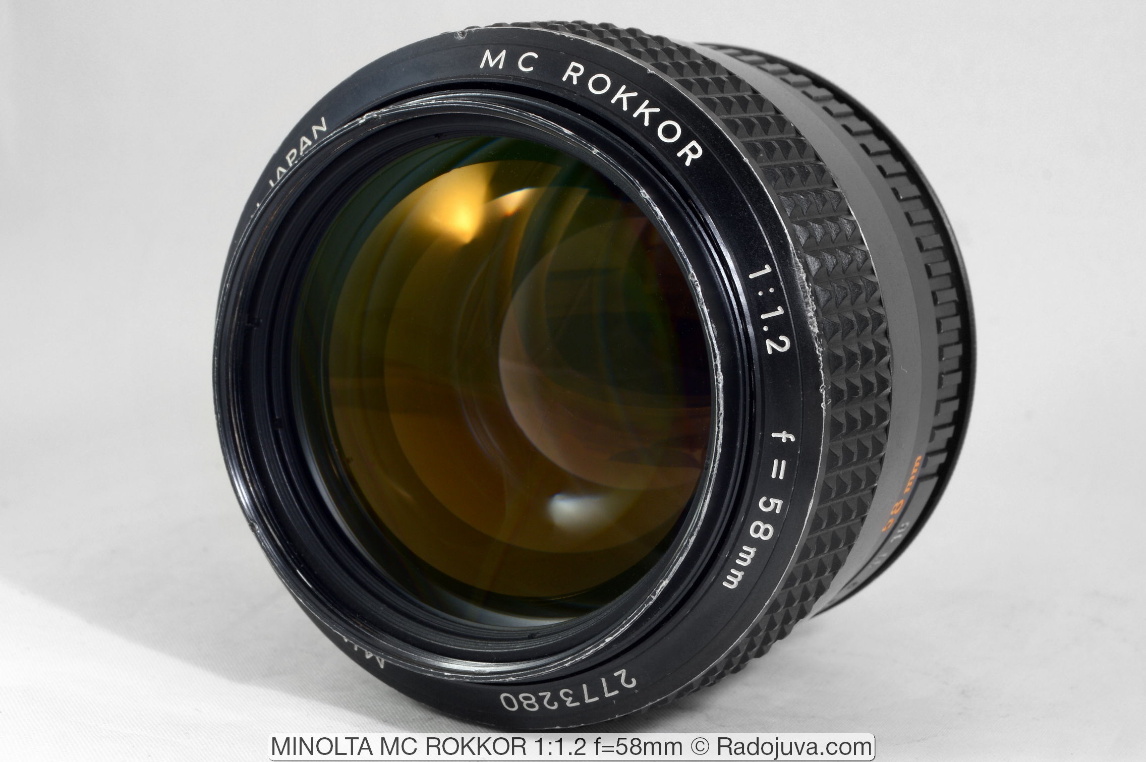 ミノルタ Minolta MC ROKKOR-PG F1.2 58mm鷹の目レンズ - カメラ、光学機器