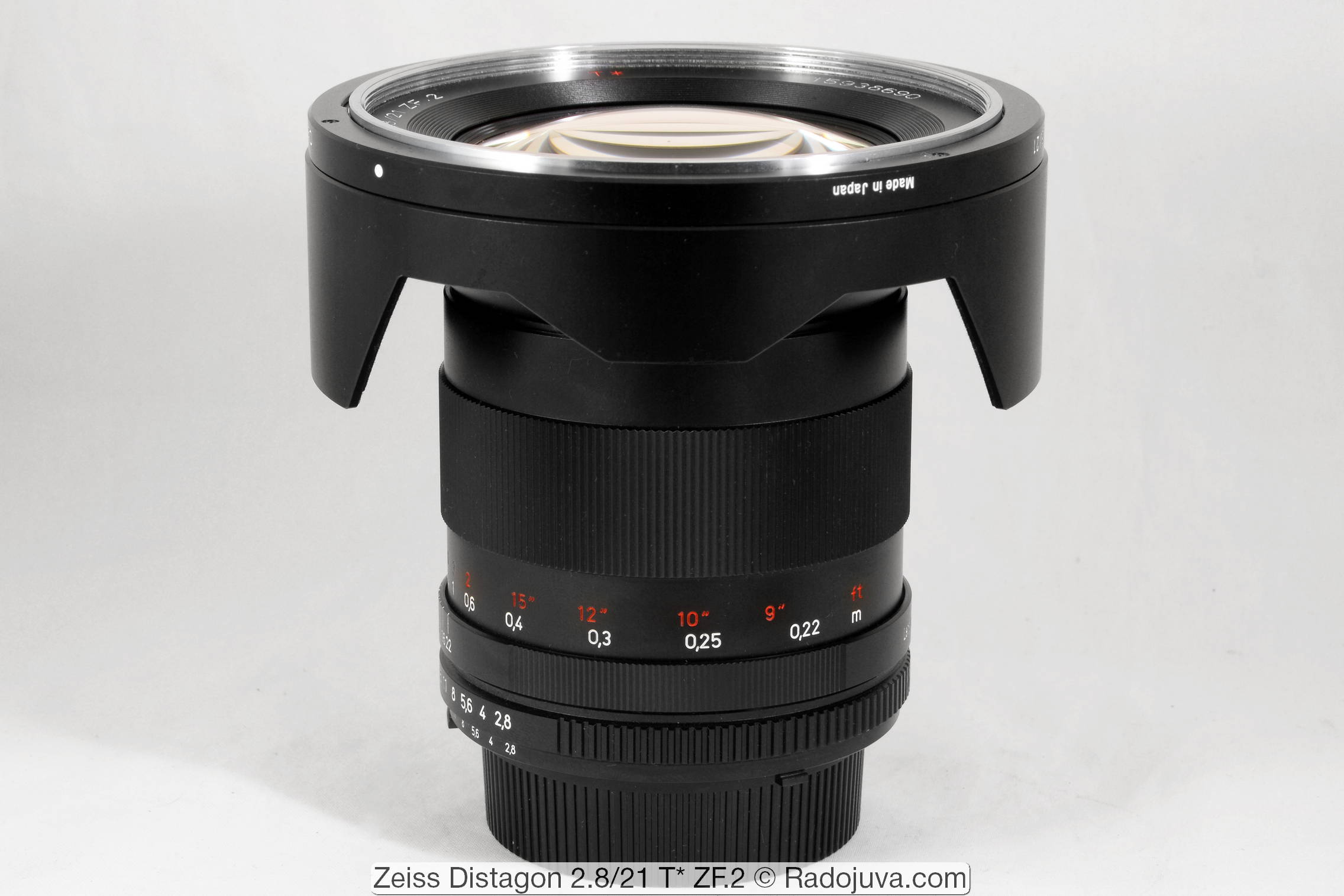 Objetivo para Canon Carl Zeiss Distagon T ZE 21 mm / F 2,8