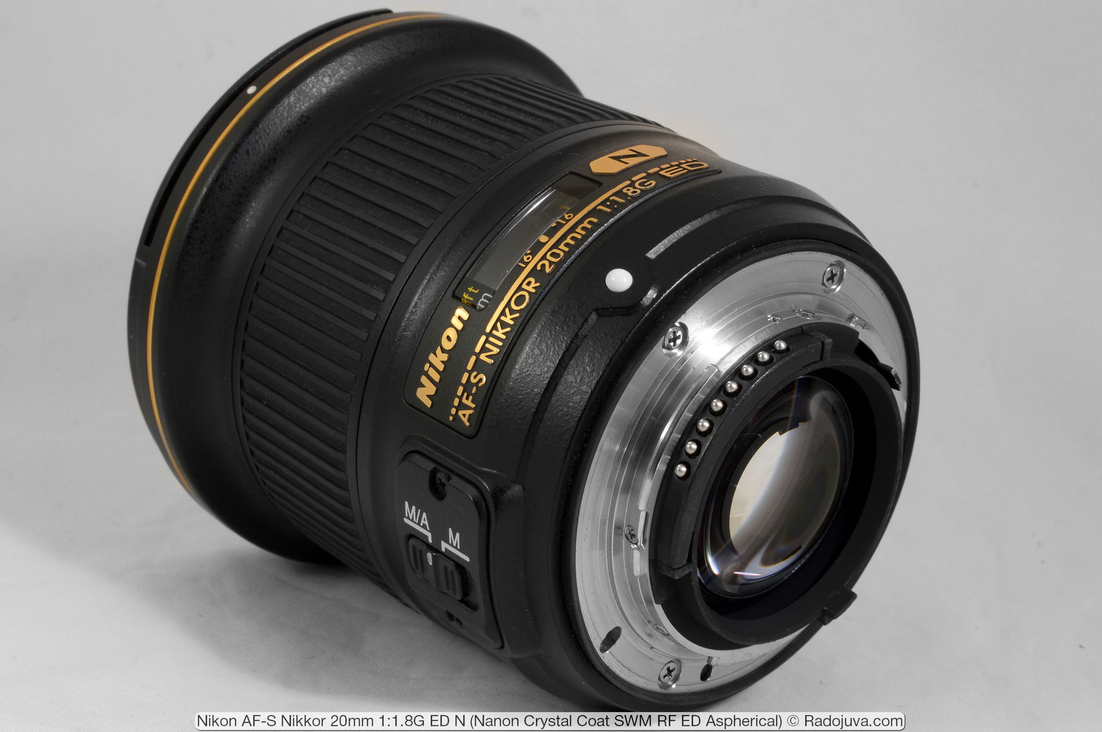 Nikon AF-S Nikkor 20mm 1: 1.8G ED N (Nano Crystal Coat SWM RF ED Asferisch)