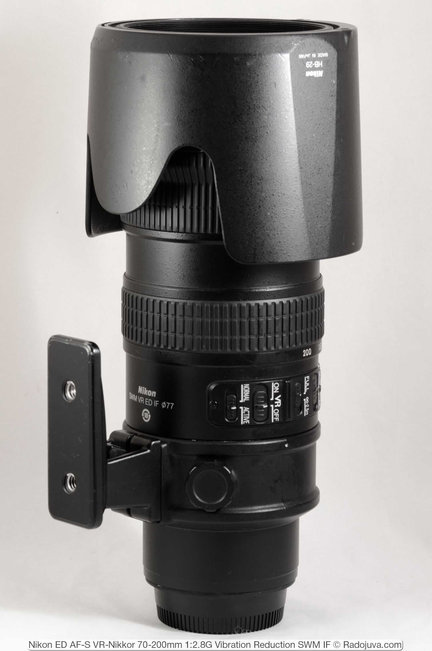 Nikon ED AF-S VR-Nikkor 70-200mm 1:2.8G (Reducción de vibraciones SWM IF)