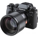 Viltrox AF 85mm F1.8 II XF STM ED IF lens (tweede versie, MK II) op een Fujifilm X-T3 camera
