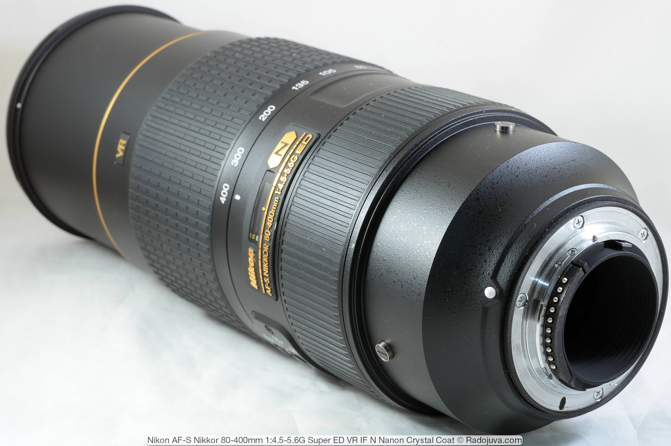 Nikon AF-S Nikkor 80-400 mm 1: 4.5-5.6G Super ED VR IF N Capa de nanocristal