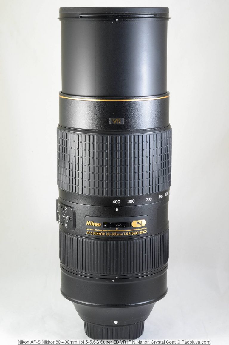 Obiettivo 80-400mm Paraluce Per Nikon AF-S NIKKOR 80-400mm F/4.5-5.6G ED VR - Compatibile, Nero, Forma Reniforme HB-65 Sostitutivo - 8