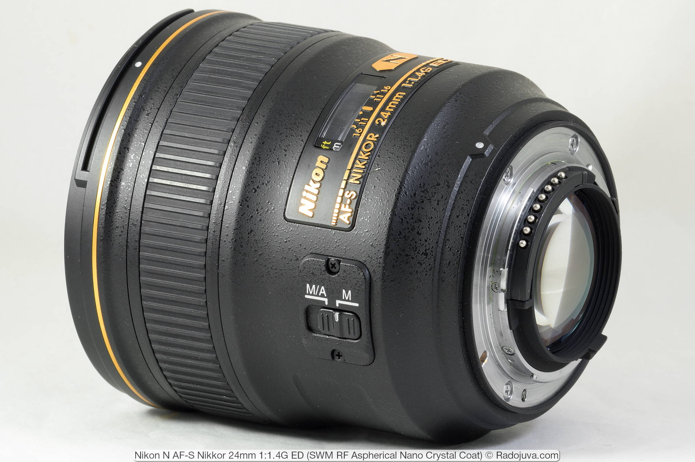 Nikon N AF-S Nikkor 24 mm 1: 1.4G ED (revestimiento de nanocristal asférico SWM RF)