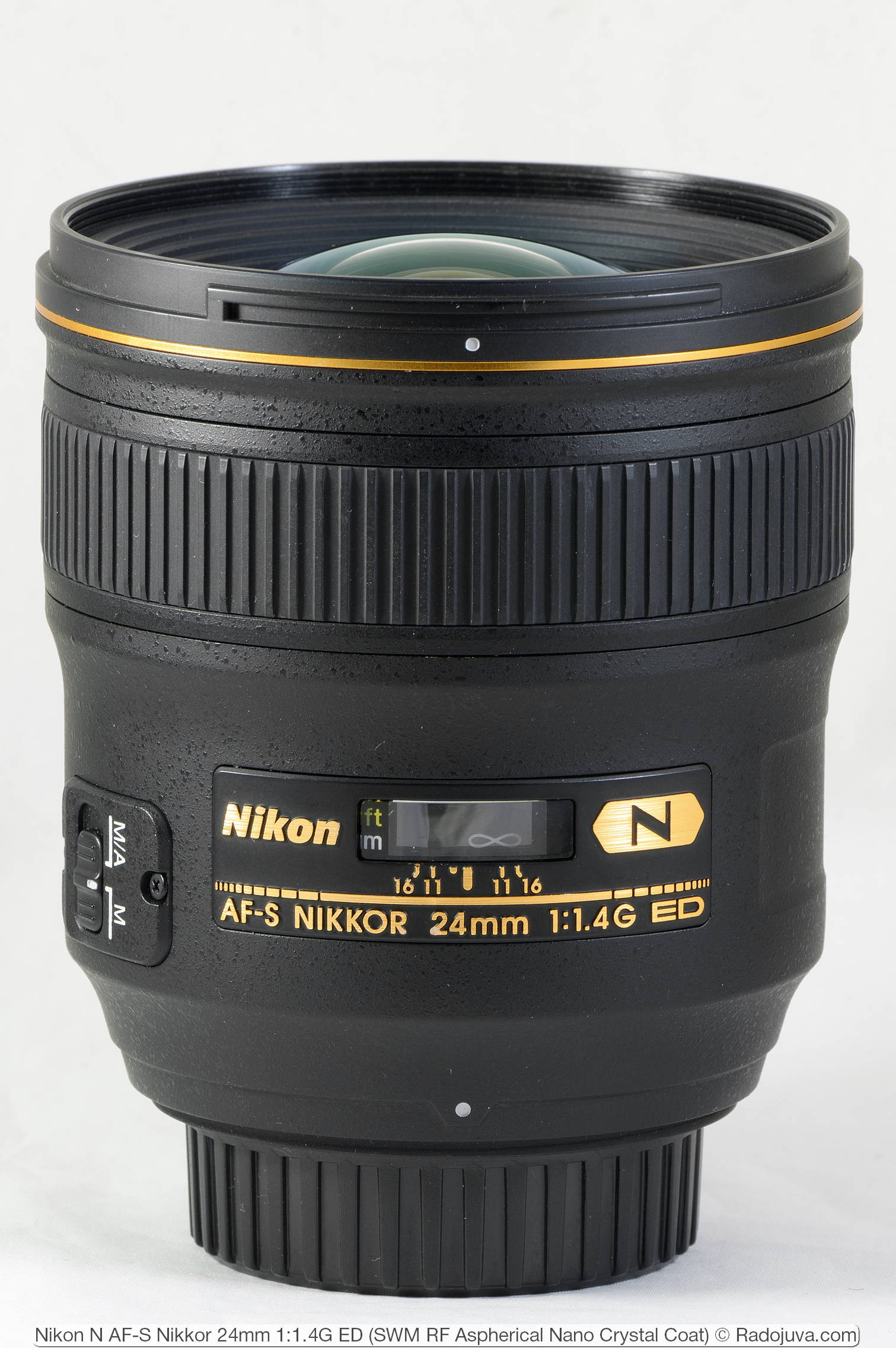 Nikon N AF-S Nikkor 24mm 1: 1.4G ED (SWM RF Asferische Nano Crystal Coat)