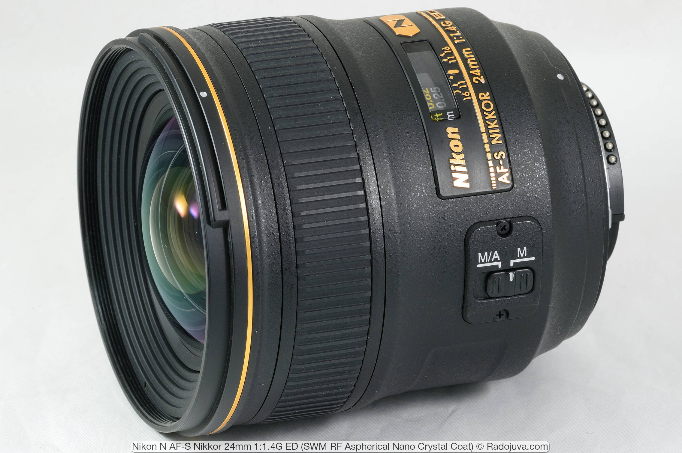Nikon N AF-S Nikkor 24mm 1: 1.4G ED (SWM RF Aspherical Nano Crystal Coat)