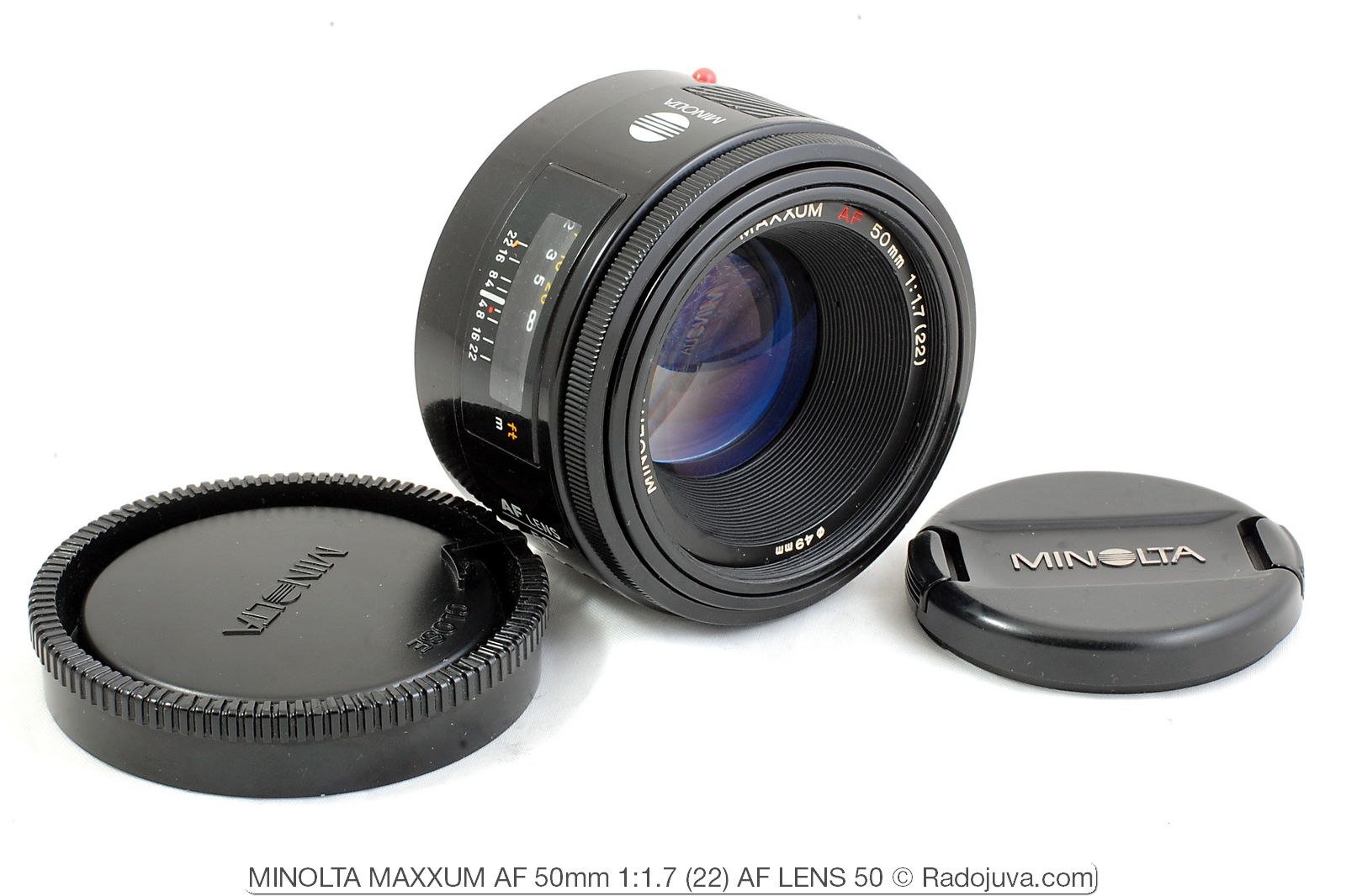 Objektiv Reparatur Minolta AF Lens 1,7/50 mm verölte Blende 