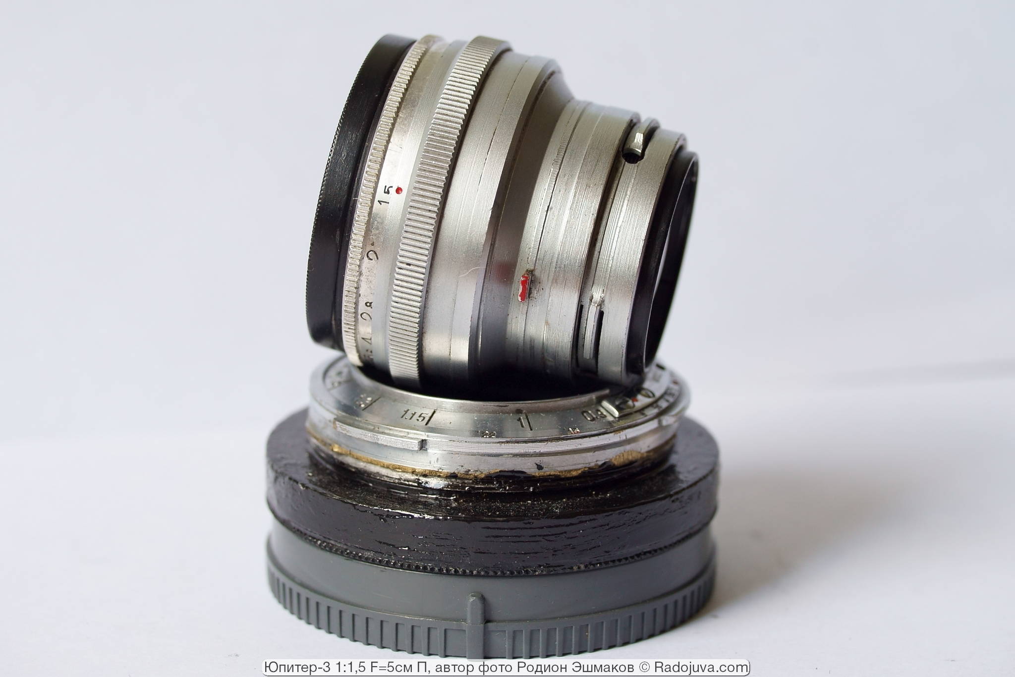 Jupiter-3 1: 1,5 F = 5cm P (ZOMZ, 1963) for Contax RF / Kiev