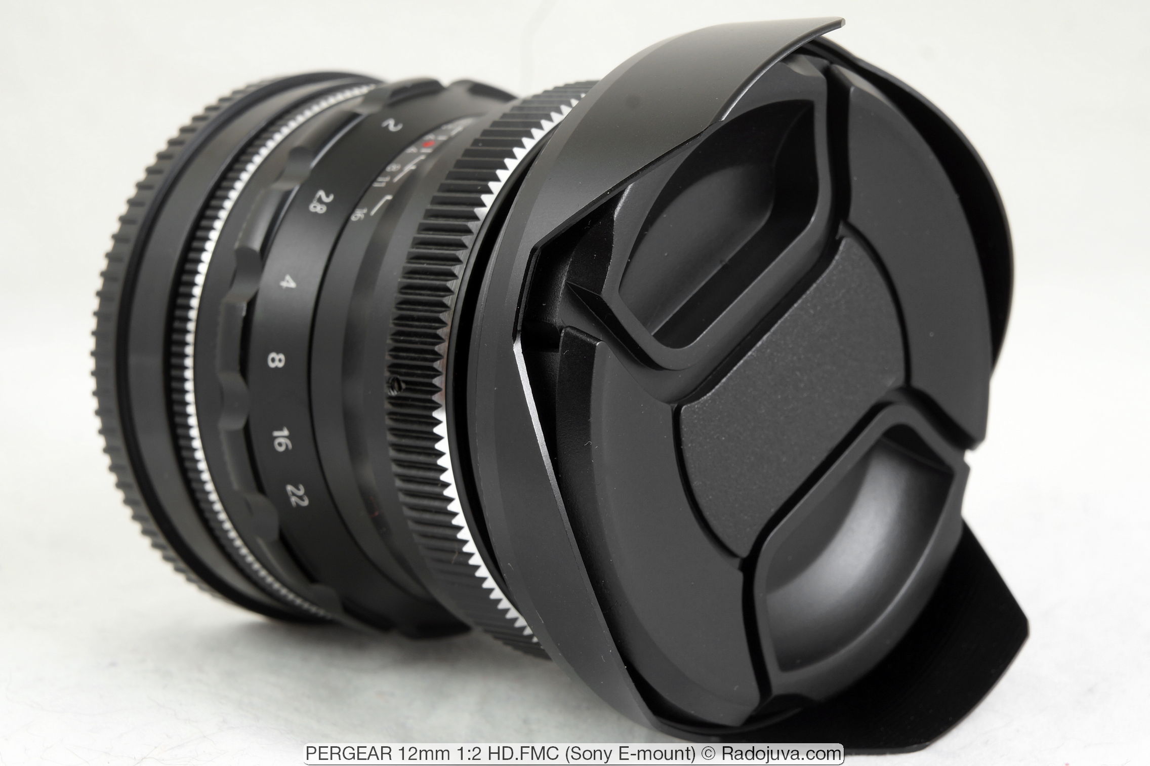 Review of PERGEAR 12mm 1: 2 HD.FMC | Radozhiva