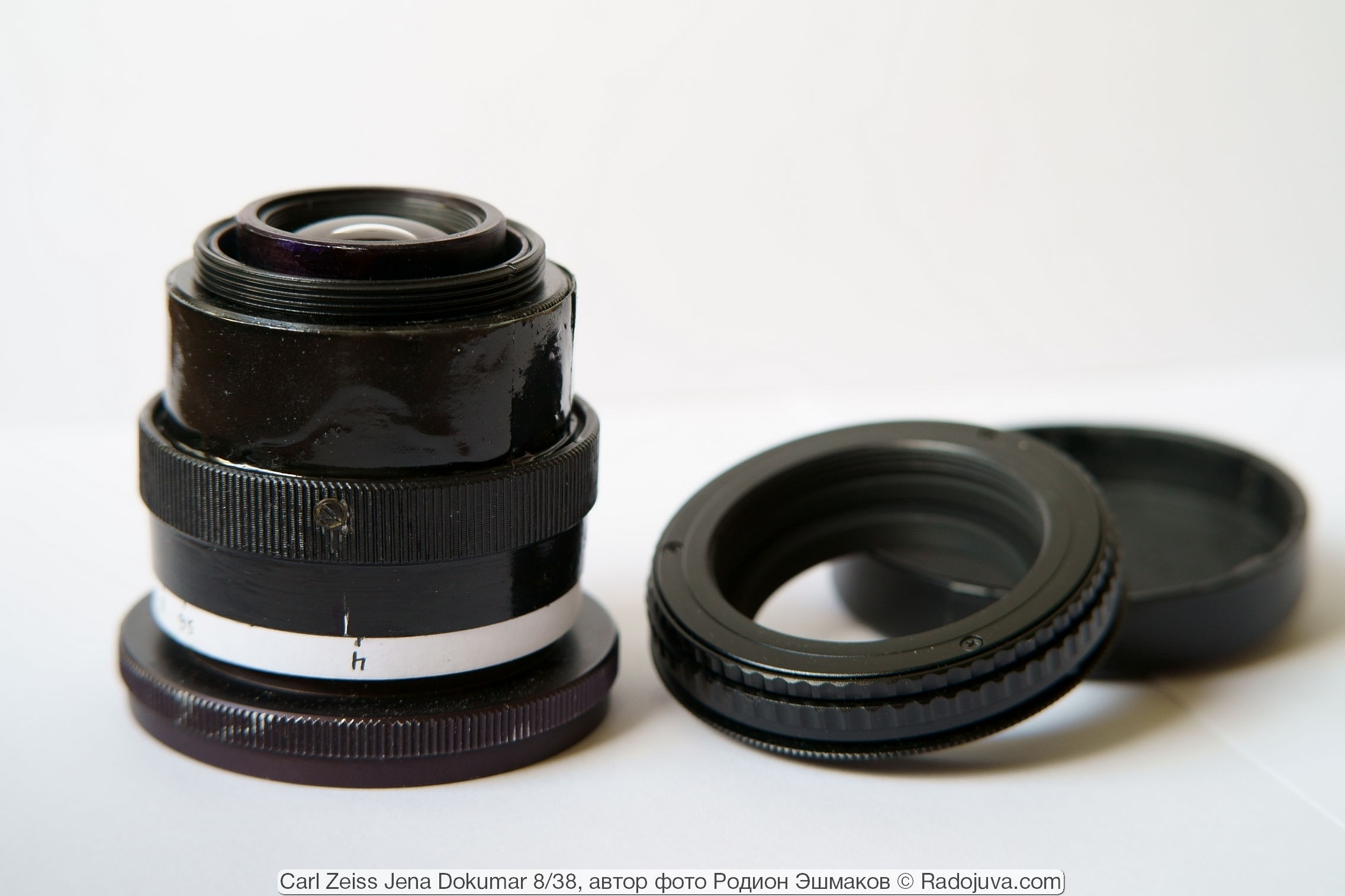 Reproduction Carl Zeiss Jena Dokumar 8/38, adapted for mirrorless 