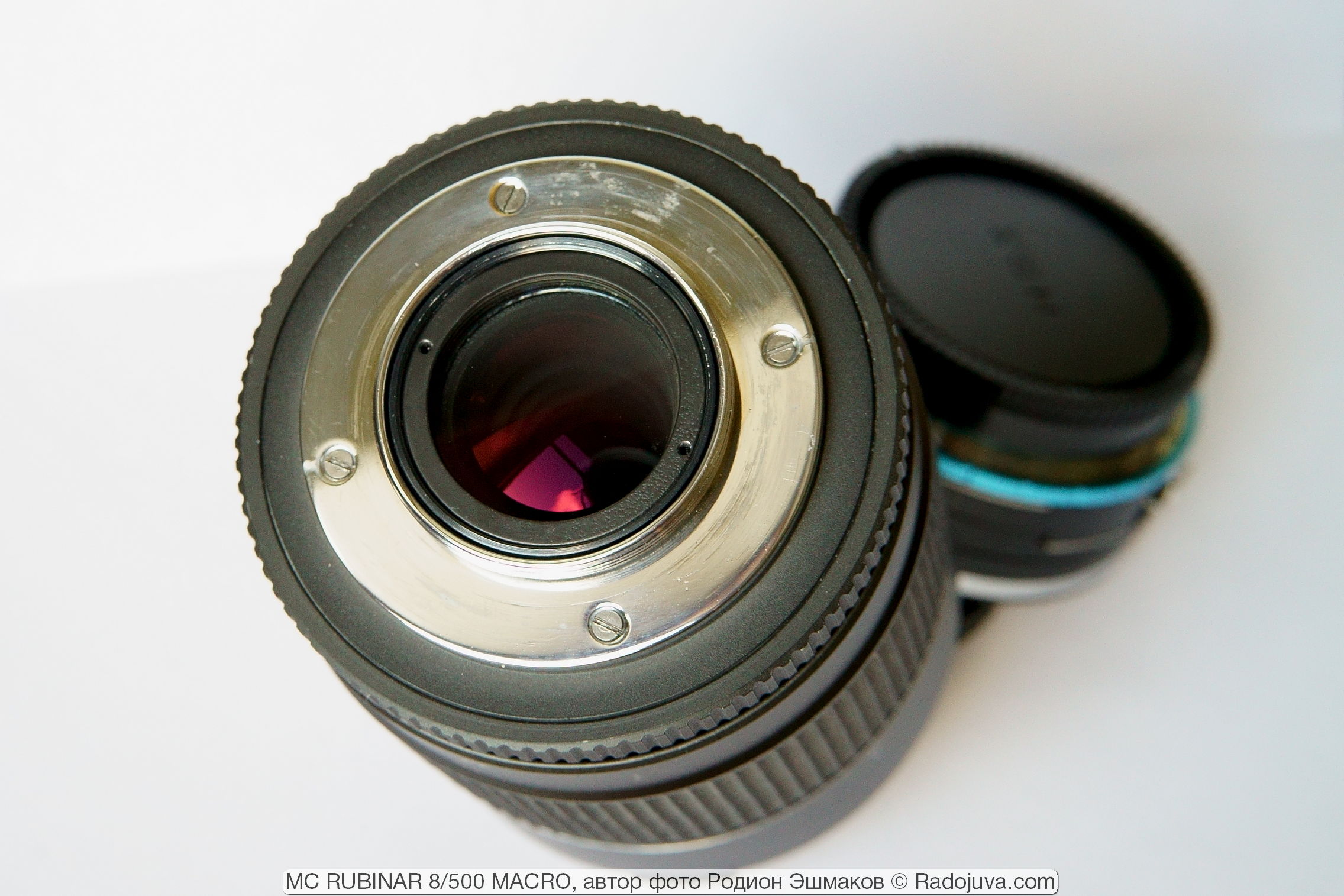Shank with M42 thread and lens near-focal field corrector.